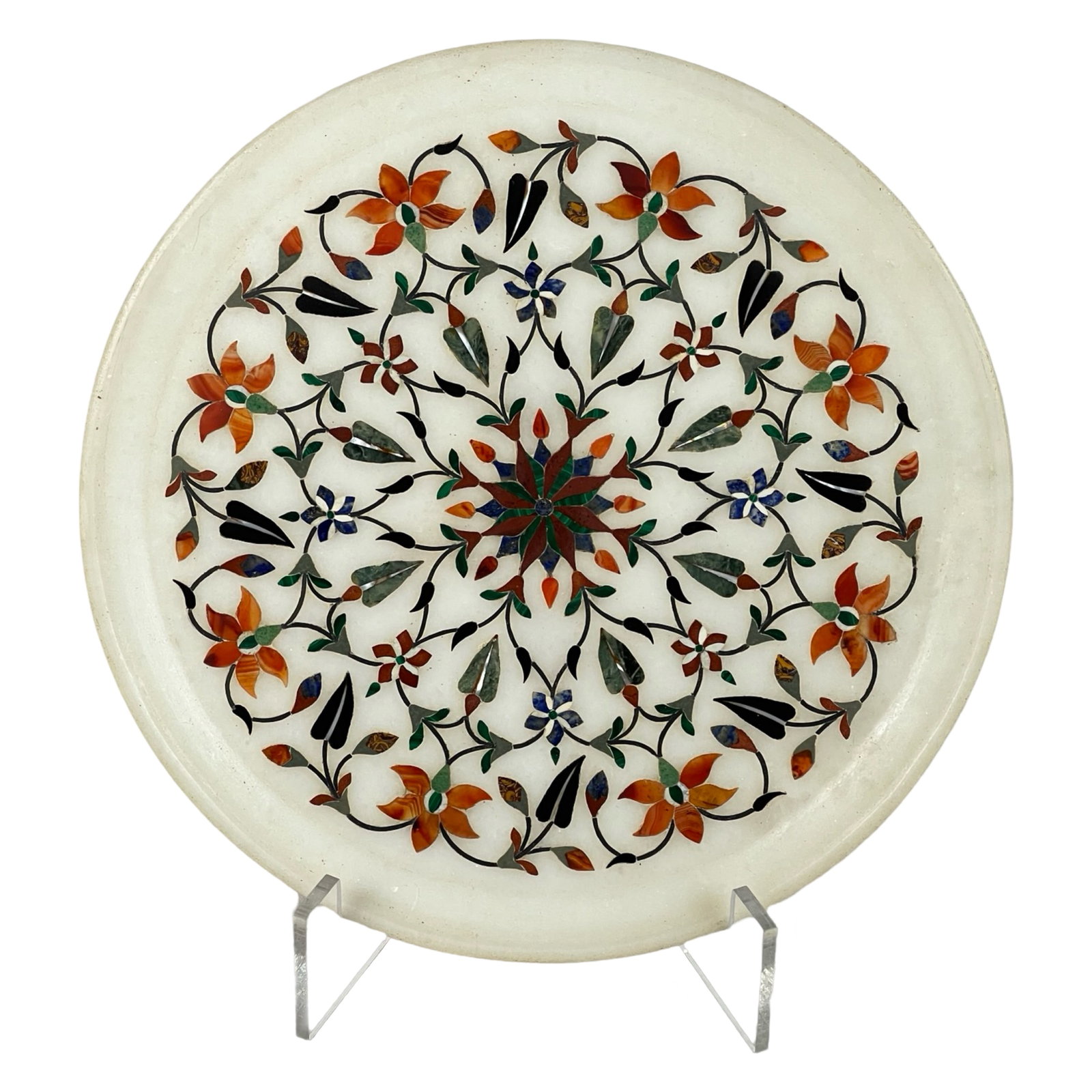 Subhash Emporium Marble Semi-Precious Stone Plate (1 of 4)