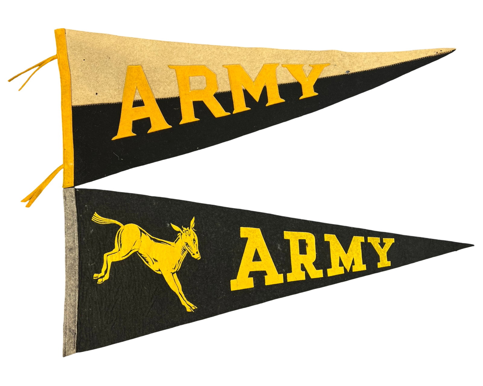 Two Vintage West Point Army Felt Pennants (1 of 4)