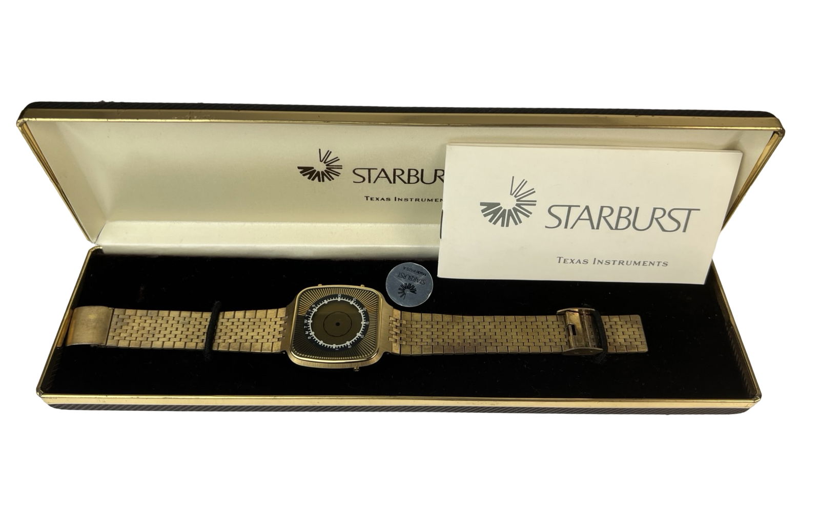 Texas Instruments 1978 Starburst LCD Analog Watch (1 of 5)