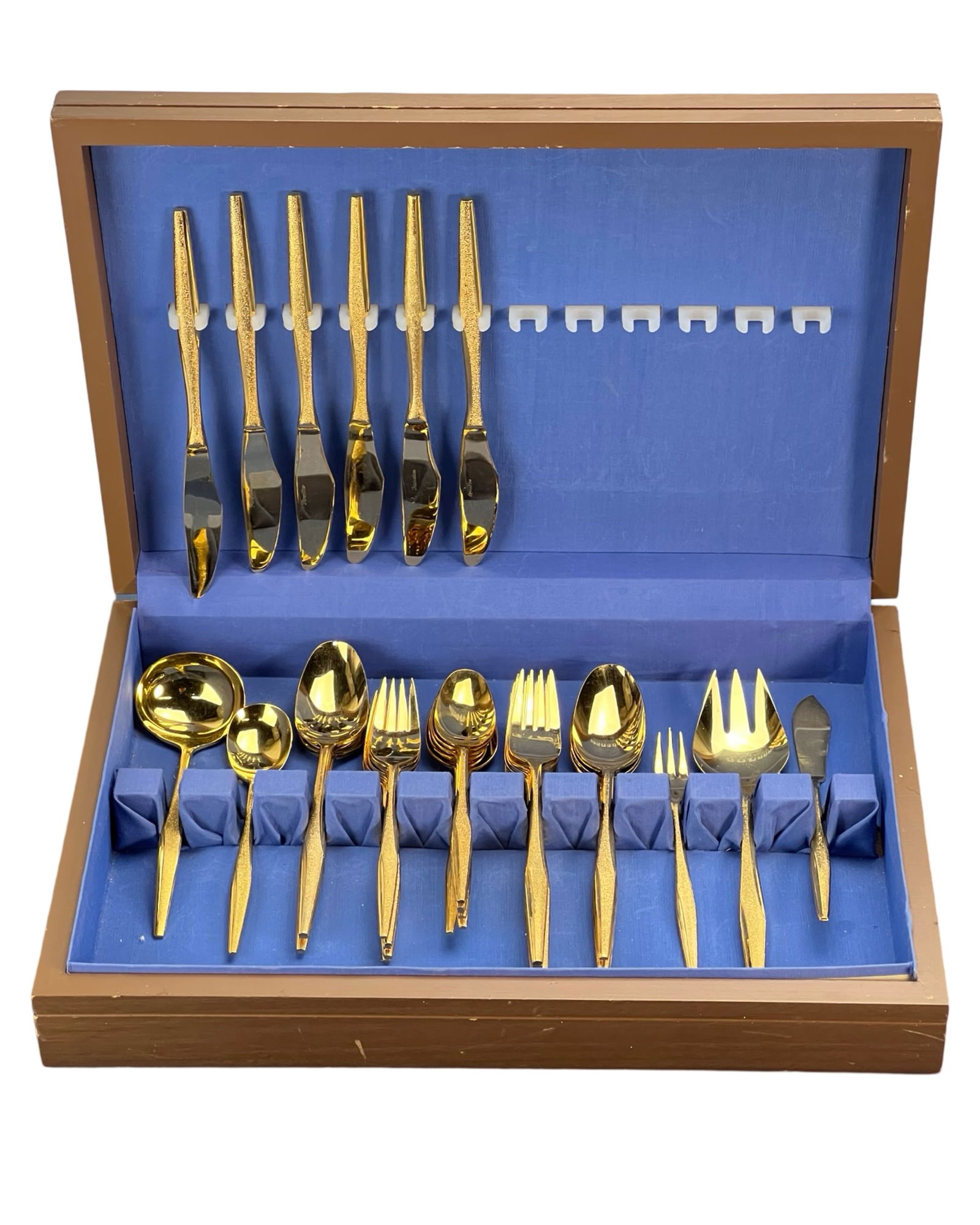 Florentine Gold Tone Flatware/ Silverware (1 of 4)