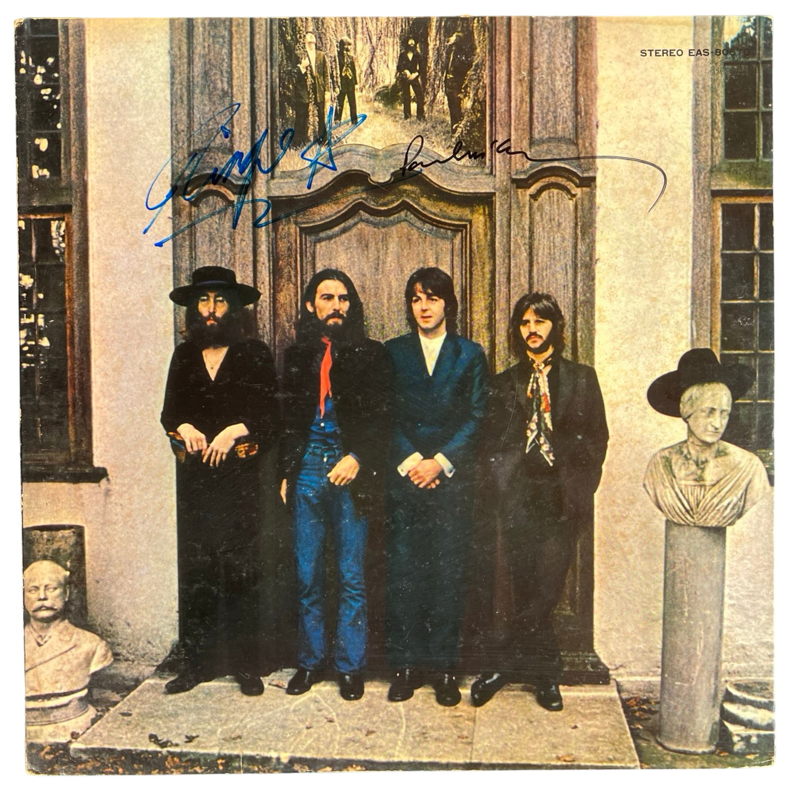 The Beatles Double Signed Album Cover (1 of 5)