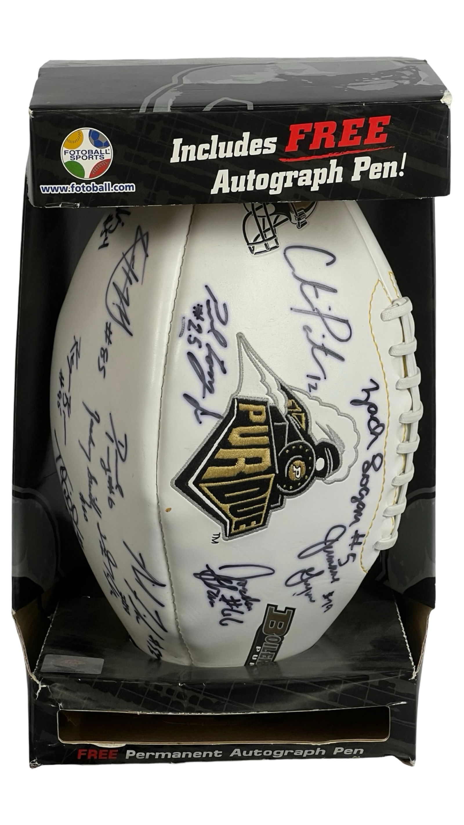 Purdue University Team Signed Football (1 of 7)