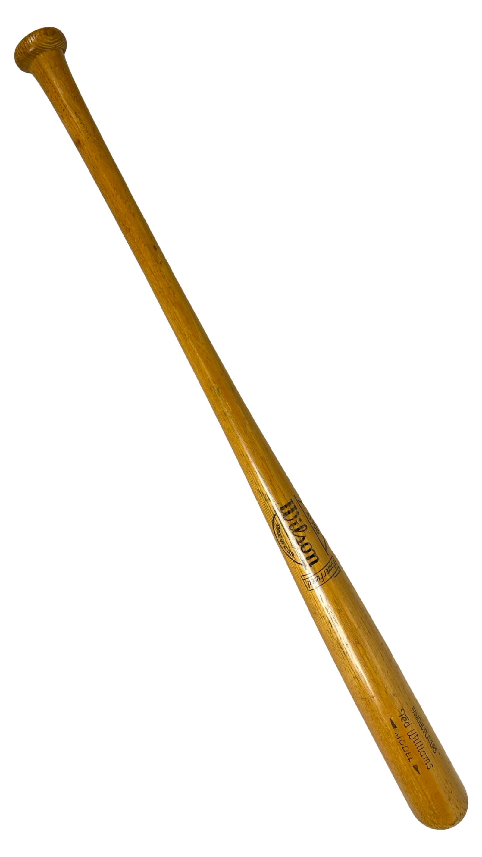 50s Wilson Model A1300 Ted Williams Baseball Bat (1 of 5)