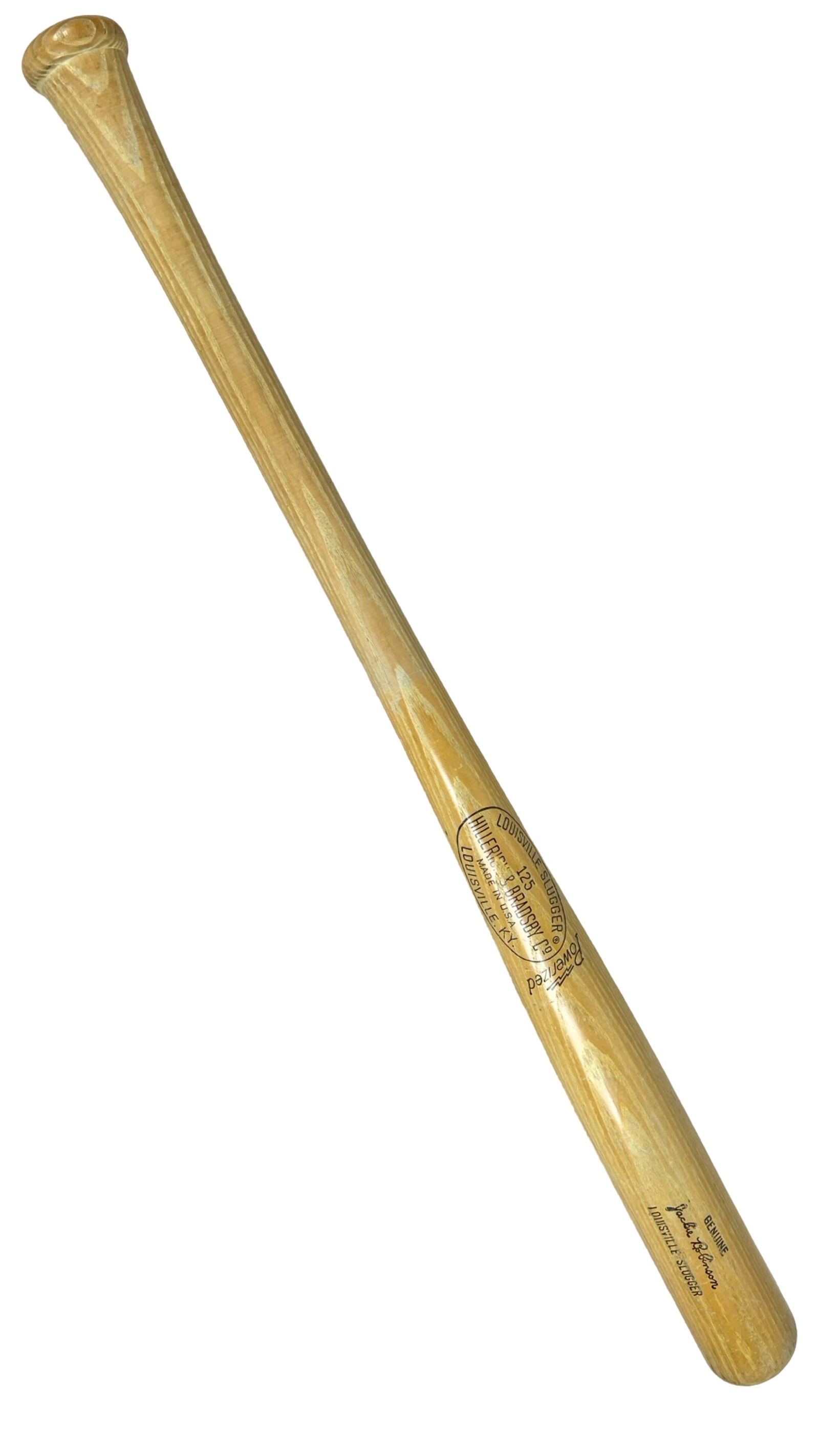 40-50's Jackie Robinson H&B Louisville Slugger bat (1 of 5)