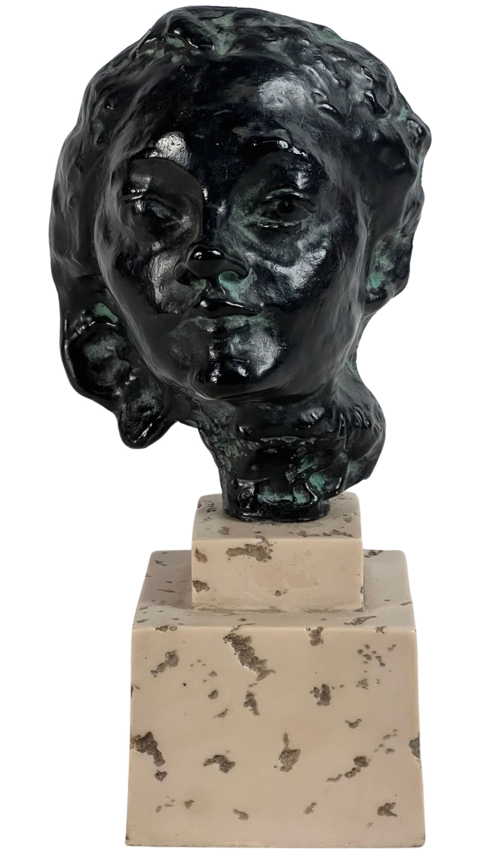 Head of a Girl Sculpture After Auguste Rodin (1 of 6)