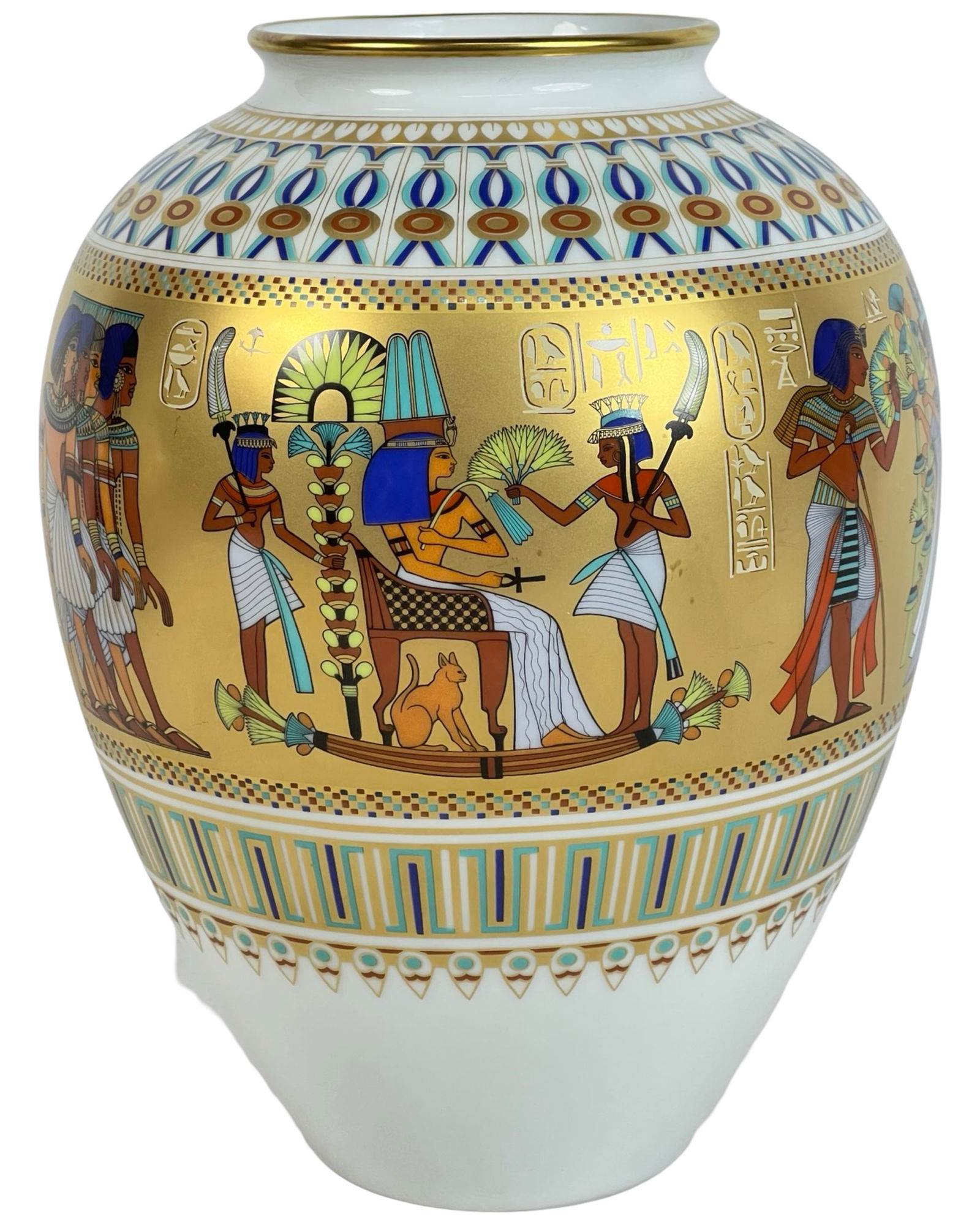 Kaiser Theben Pharaoh Tut-Ench-Amun Egyptian Vase (1 of 5)