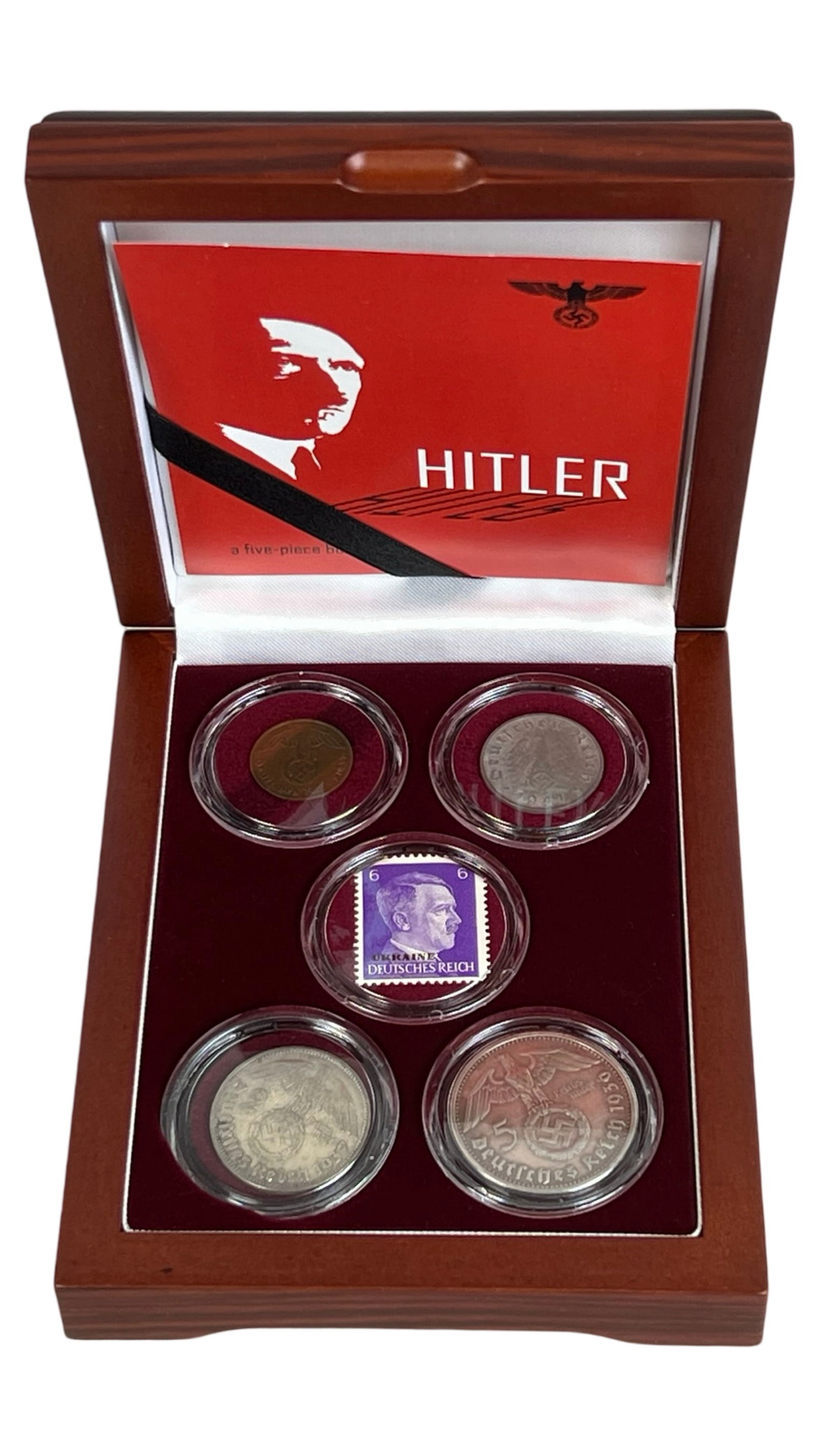 WWII German Coin Set with 2 Silver Coins & COA (1 of 4)