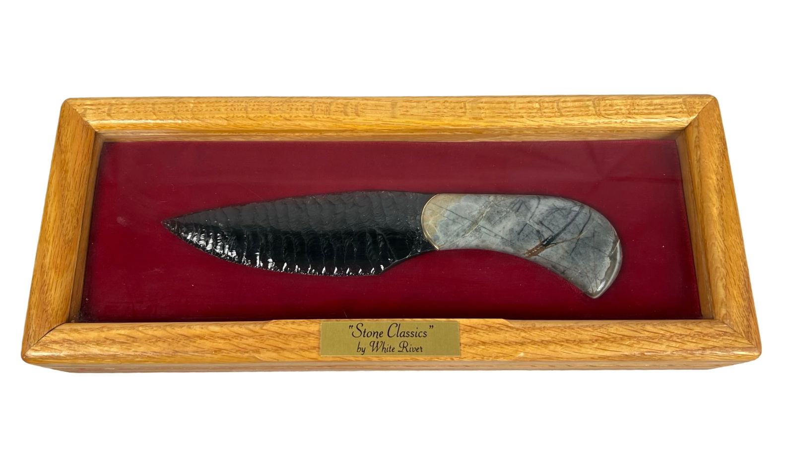 White River "Stone Classics" Obsidian Blade Knife (1 of 3)