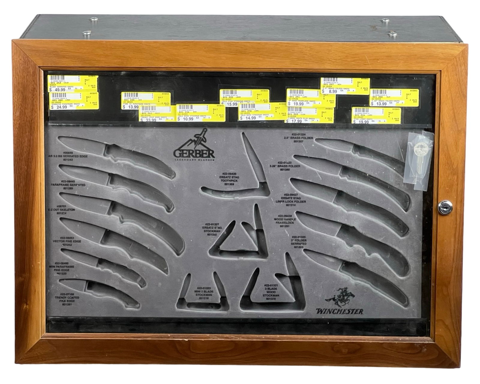 Gerber & Winchester Knives Store Display Cabinet (1 of 4)