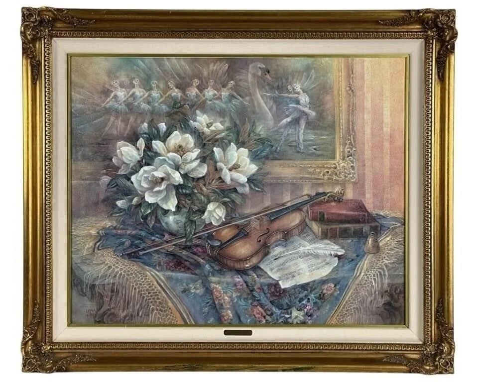Lena Liu- "Music Room" LE Hand Signed Giclee Art (1 of 4)