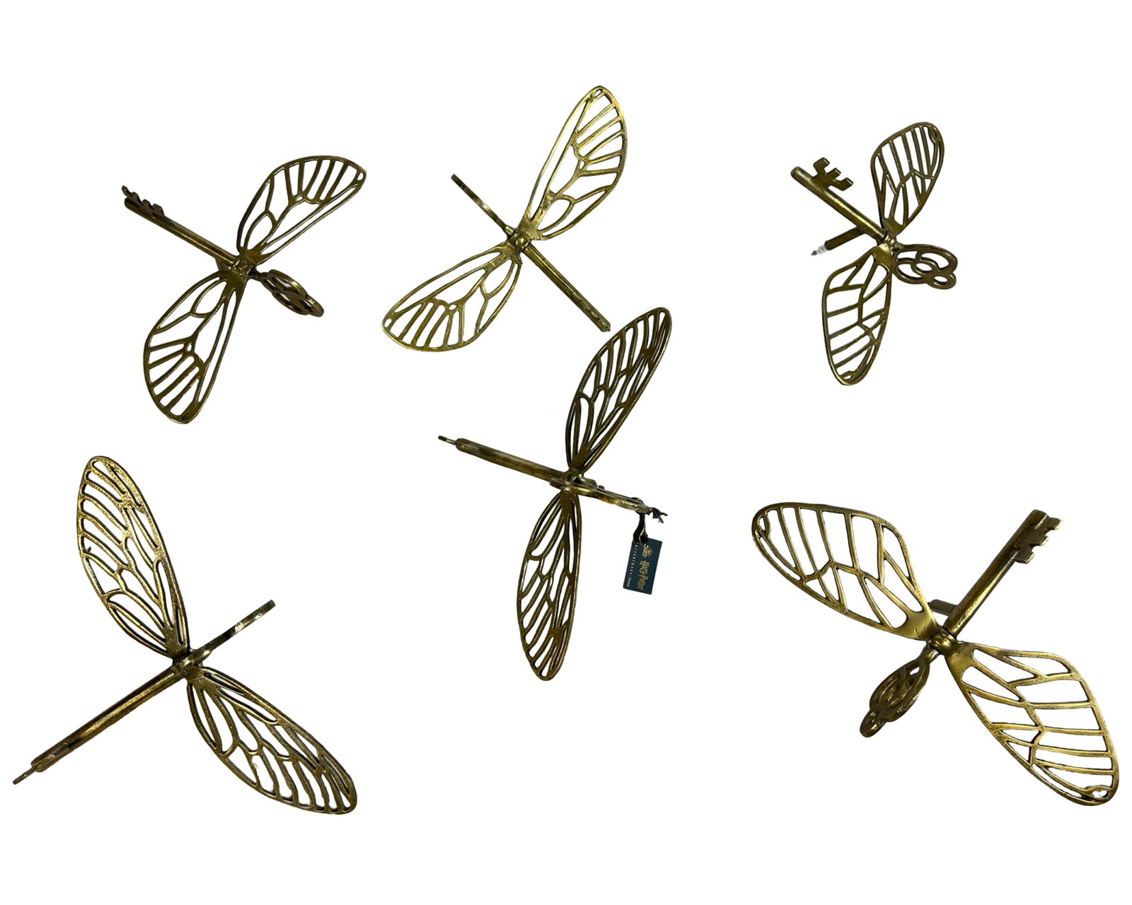 Harry Potter Flying Key Jewelry Hooks, Set of 6 (1 of 6)