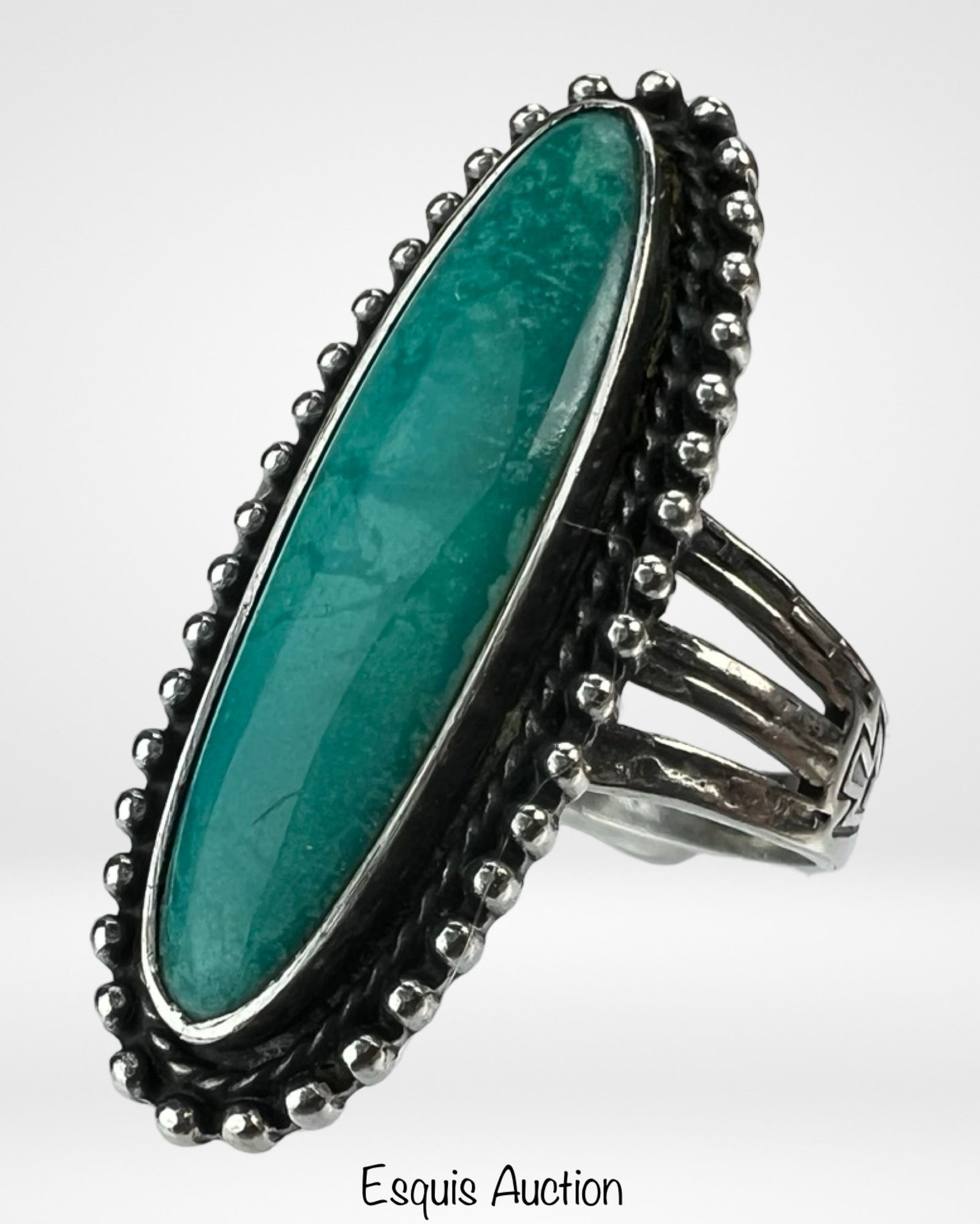Native American Sterling Silver Turquoise Ring (1 of 5)