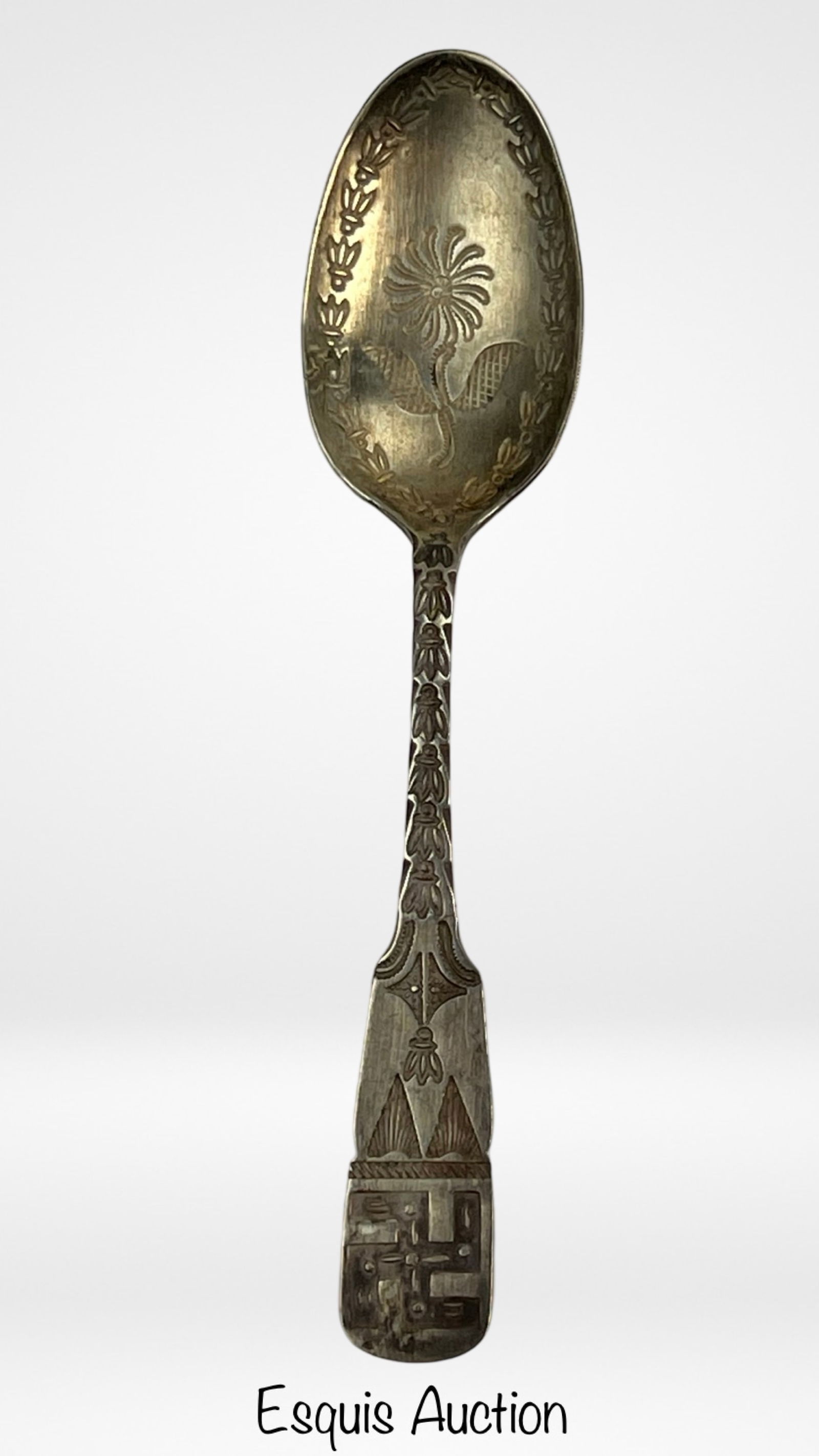 Native American Navajo Sterling Silver Spoon (1 of 4)