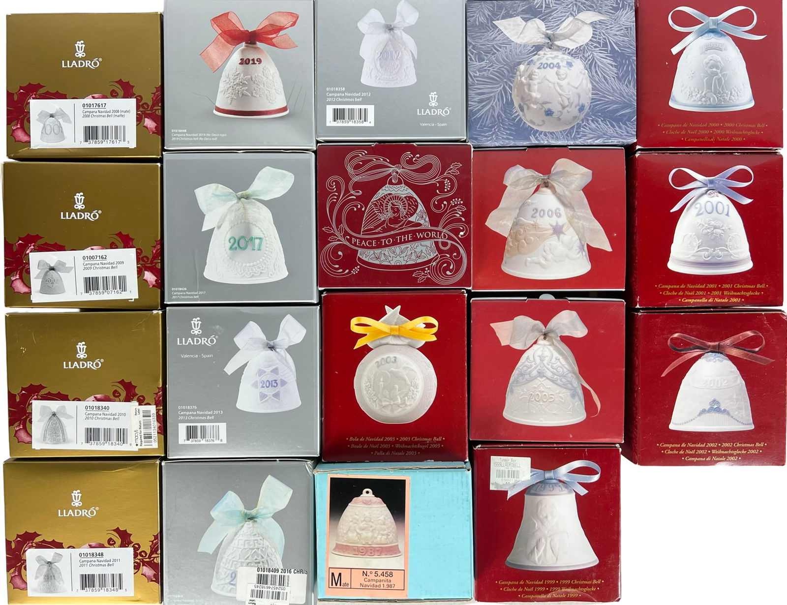 Lladro holliday christmas bells 19 items (1 of 5)
