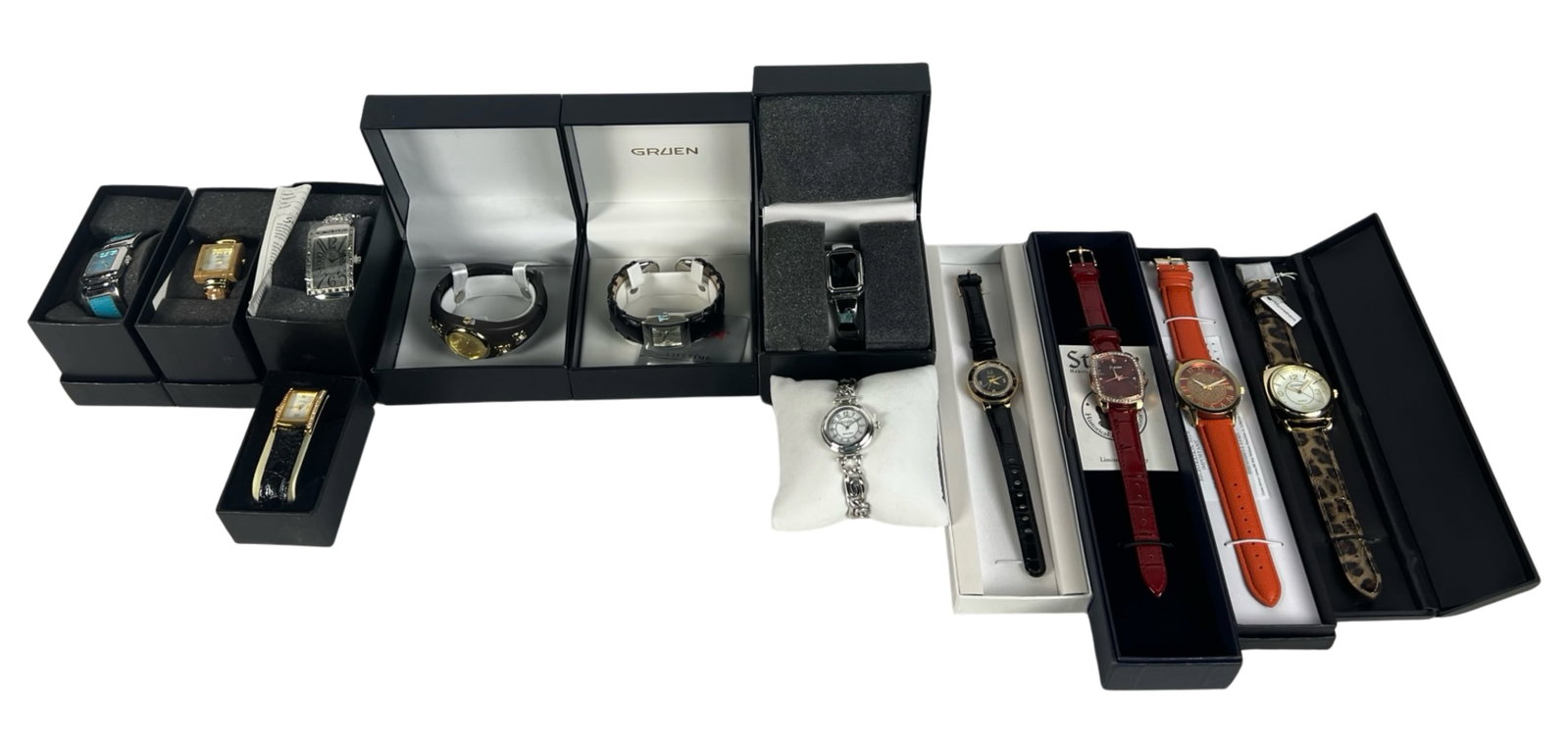 Group of New Lady's Wrist Watches: Lot of Lady's Wrist Watches. All appear to be new.