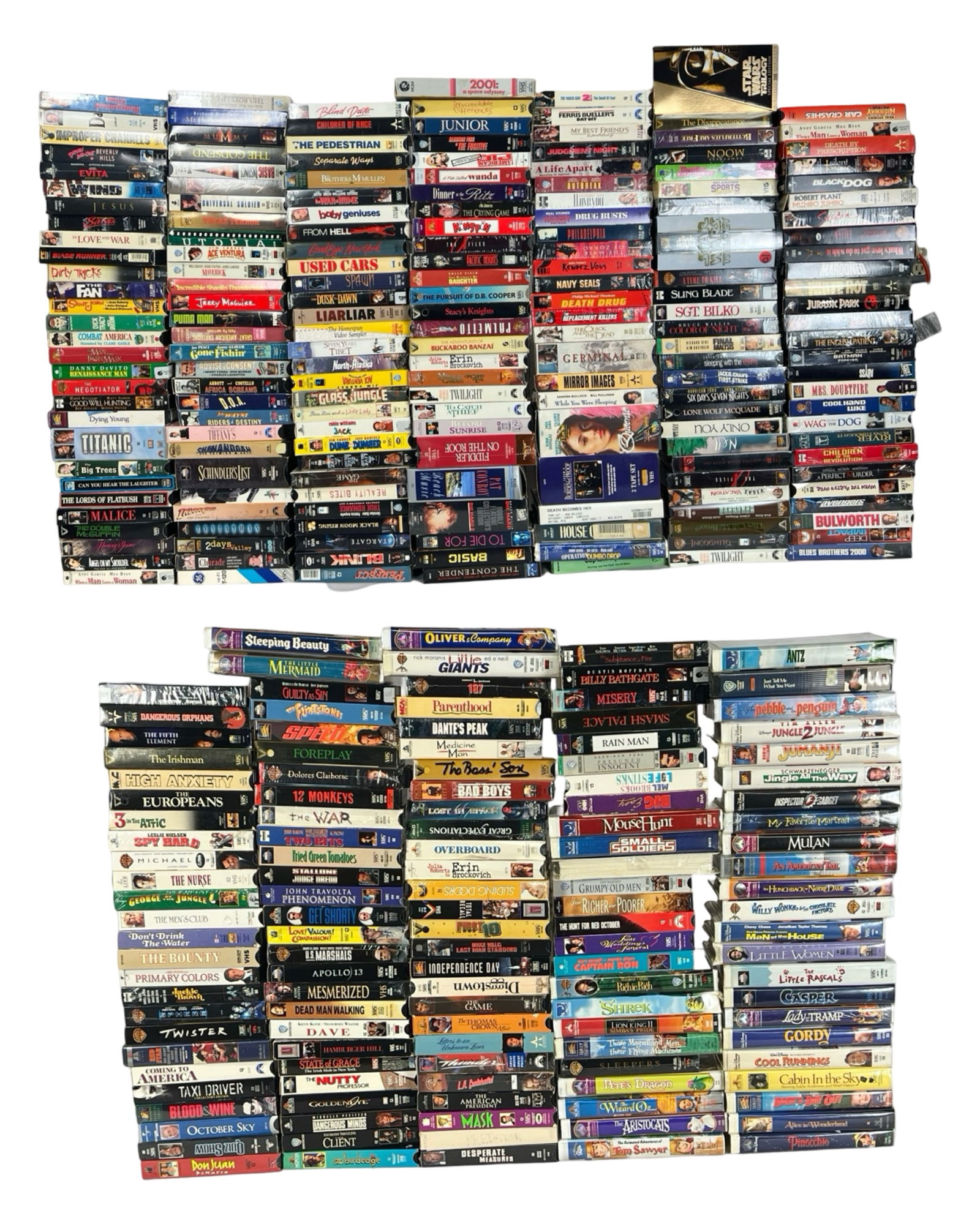 Massive Collection of 300+ Movie VHS Tapes (1 of 3)