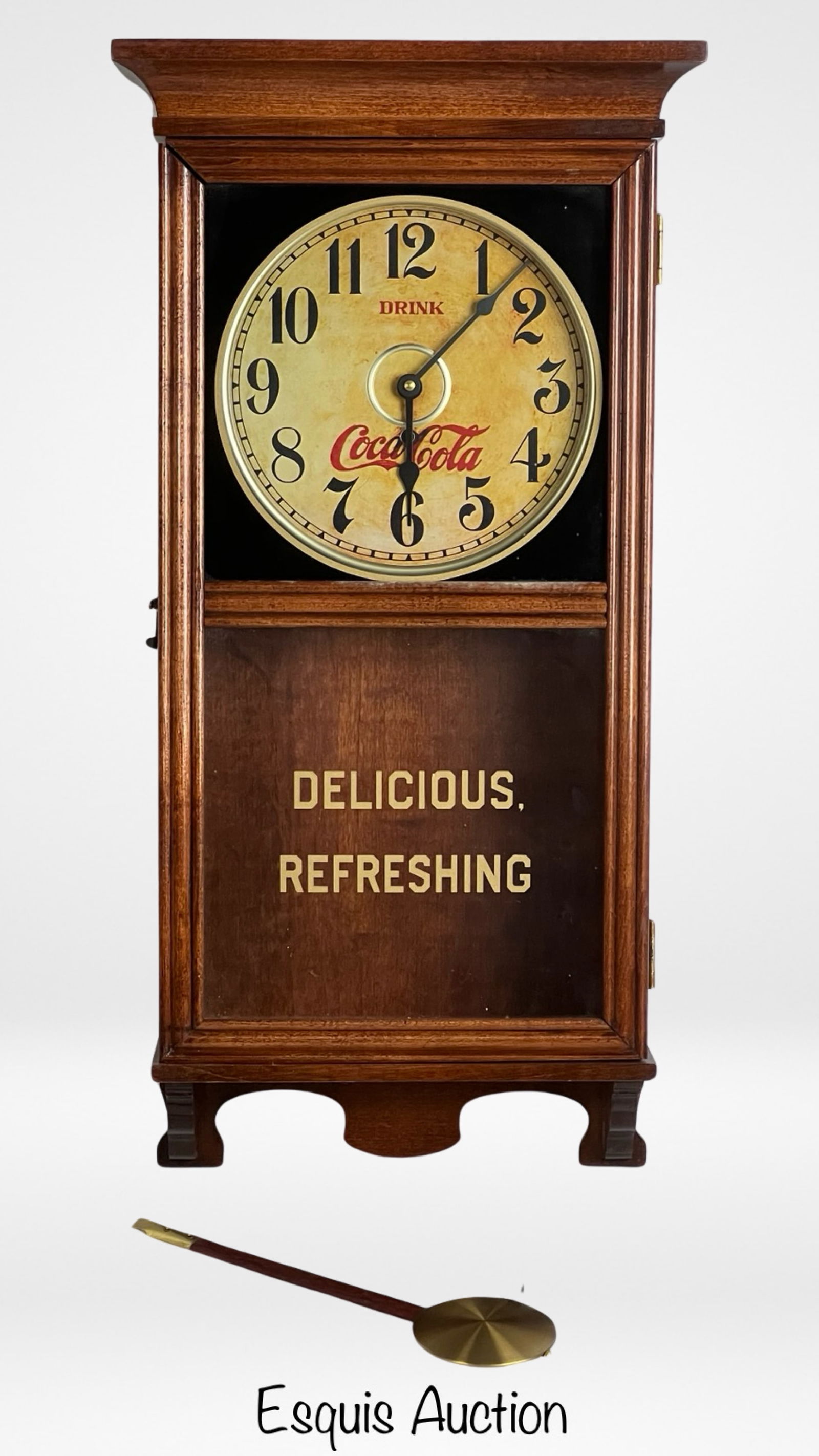 Vintage Coca-Cola Pendulum Wall Clock (1 of 5)