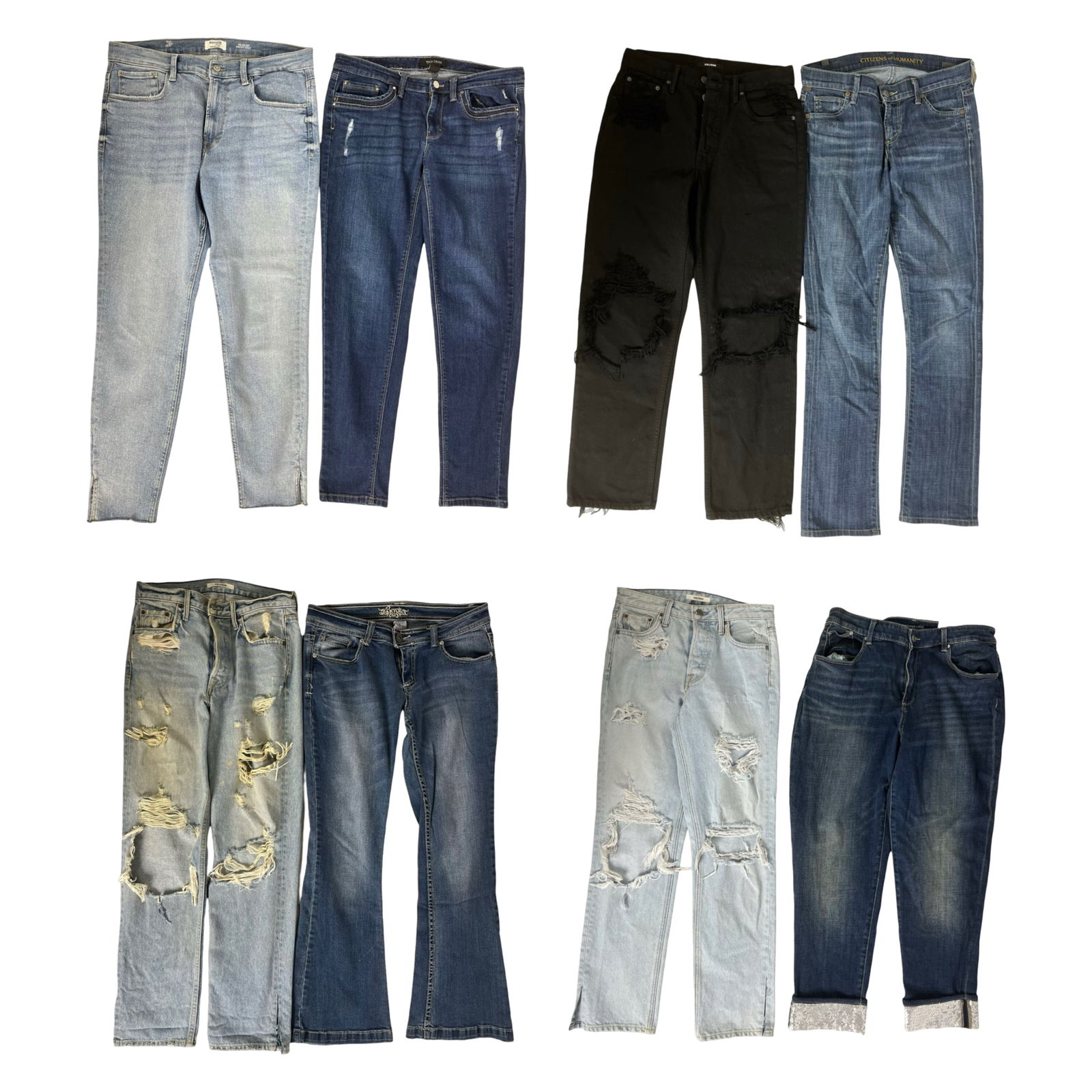 Lady's Designer Jeans- Citizens of Humanity, Chico: Lot of Lady's Designer Jeans- Citizens of Humanity (size 26), Chico's- New with tag (Size12R), 3 pairs of Grlfrnd (size 25), Revolt (size 11), Kensie Jeans (Size 14/32), White House/ Black Market (Siz