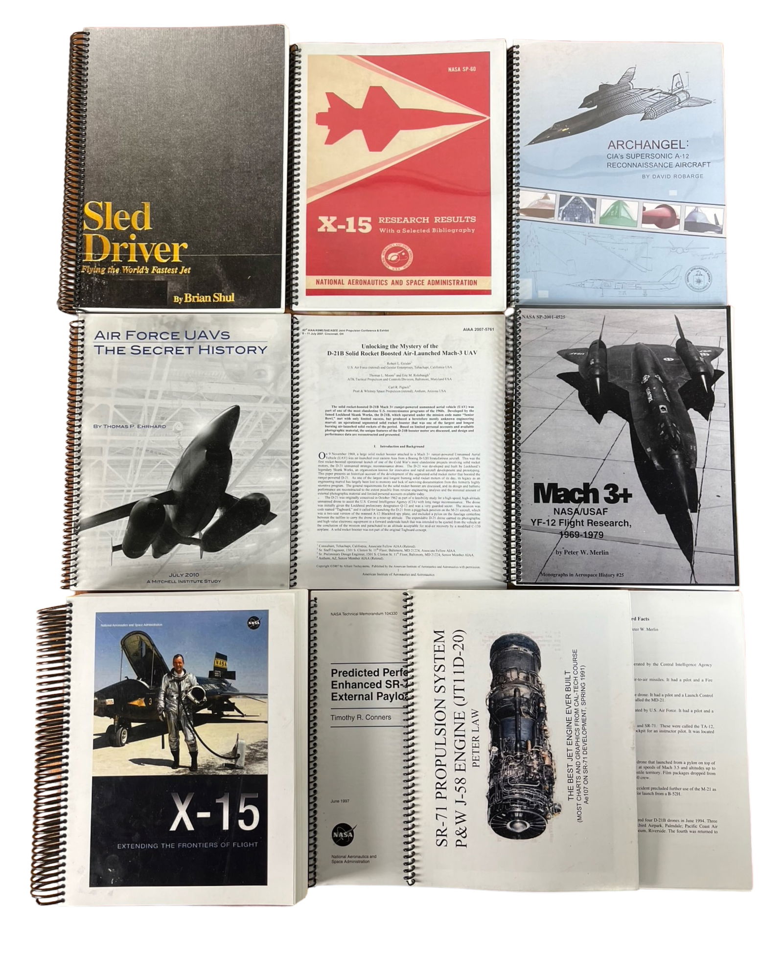 Lot of Aviation Research and History Books (1 of 4)