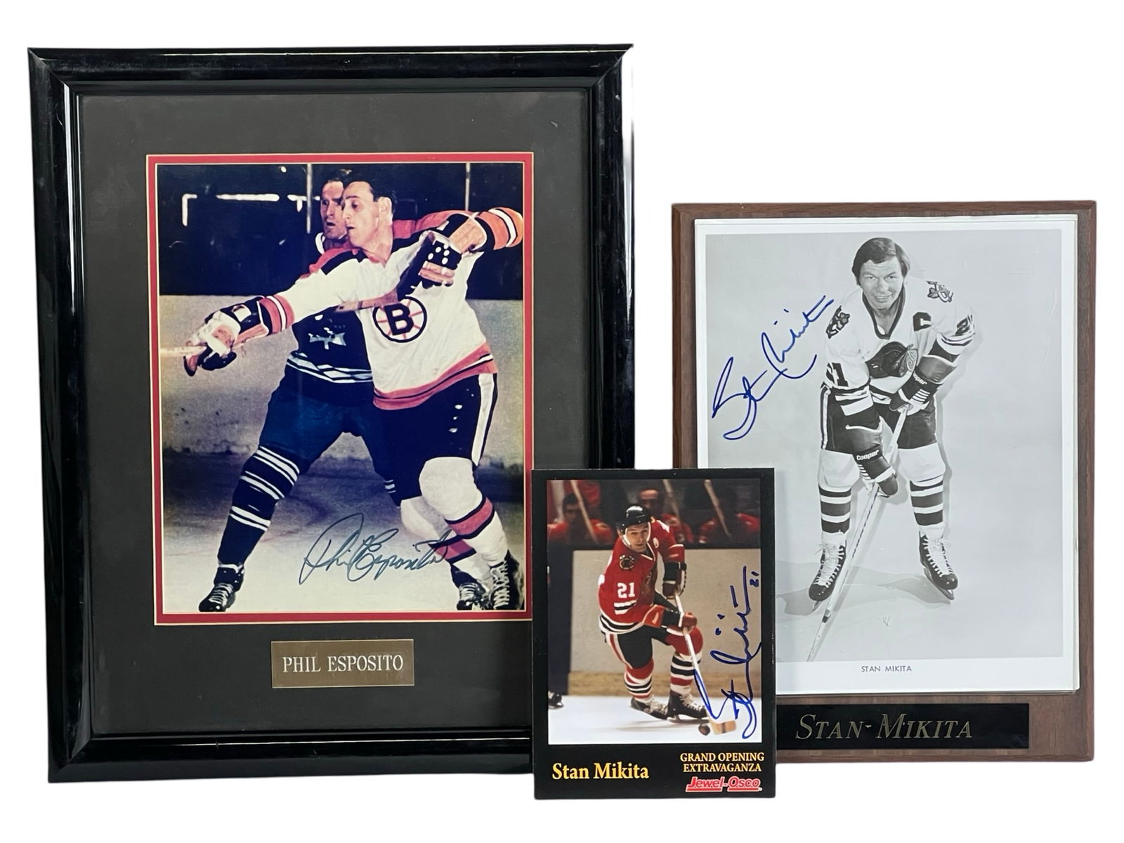 Phil Esposito & Stan Mikita Signed Hockey Photos (1 of 6)