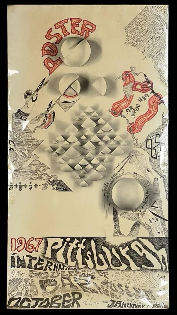 Mary Bauermeister - 1967 Pittsburgh Expo Poster (1 of 3)