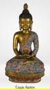 Chinese Cloisonné Buddha Statue 20th-Century