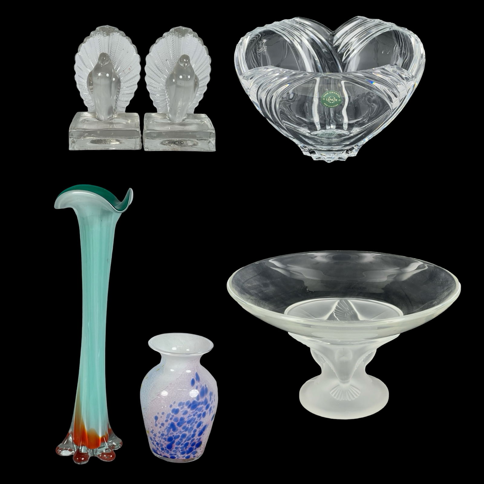Mixed Art Glass and Crystal Decorative Collection (1 of 10)