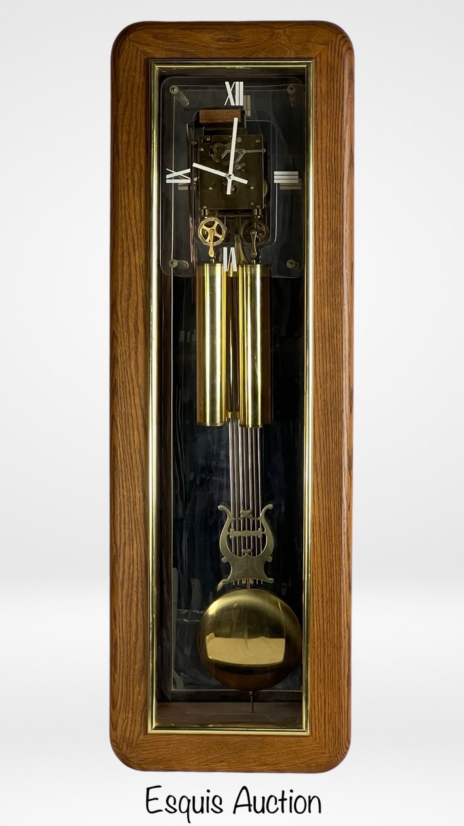 Vintage Kieninger Two-Weight Wall Clock (1 of 4)