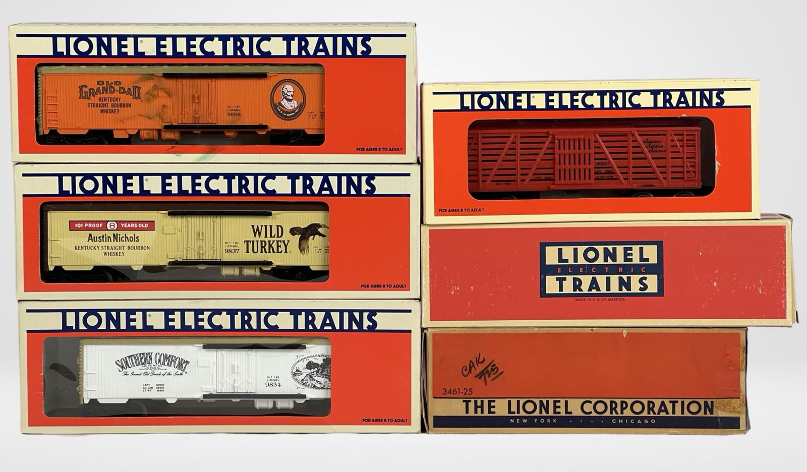 Lionel Train Car Lot: Reefer, Flatcar, and More (1 of 5)