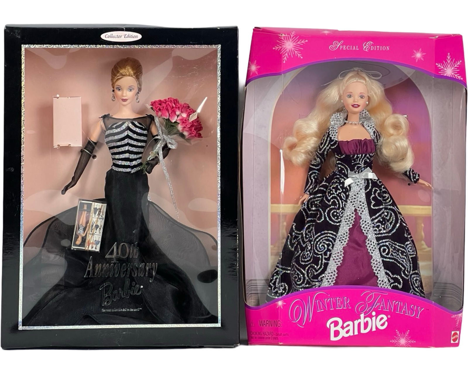 40th Anniv Barbie & Winter Fantasy Collector Dolls (1 of 4)