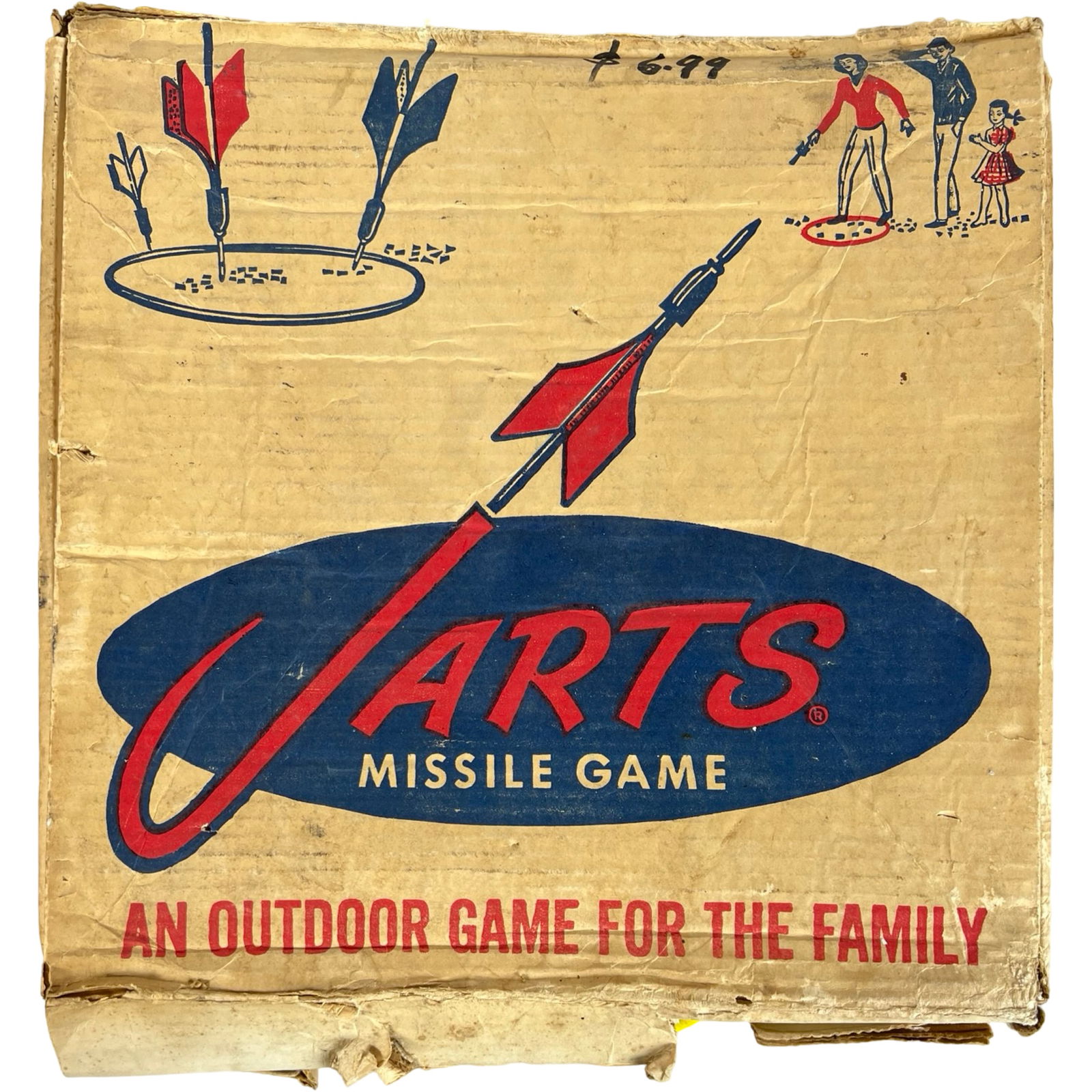 Vintage Jarts Outdoor Missile Darts Game (1 of 4)