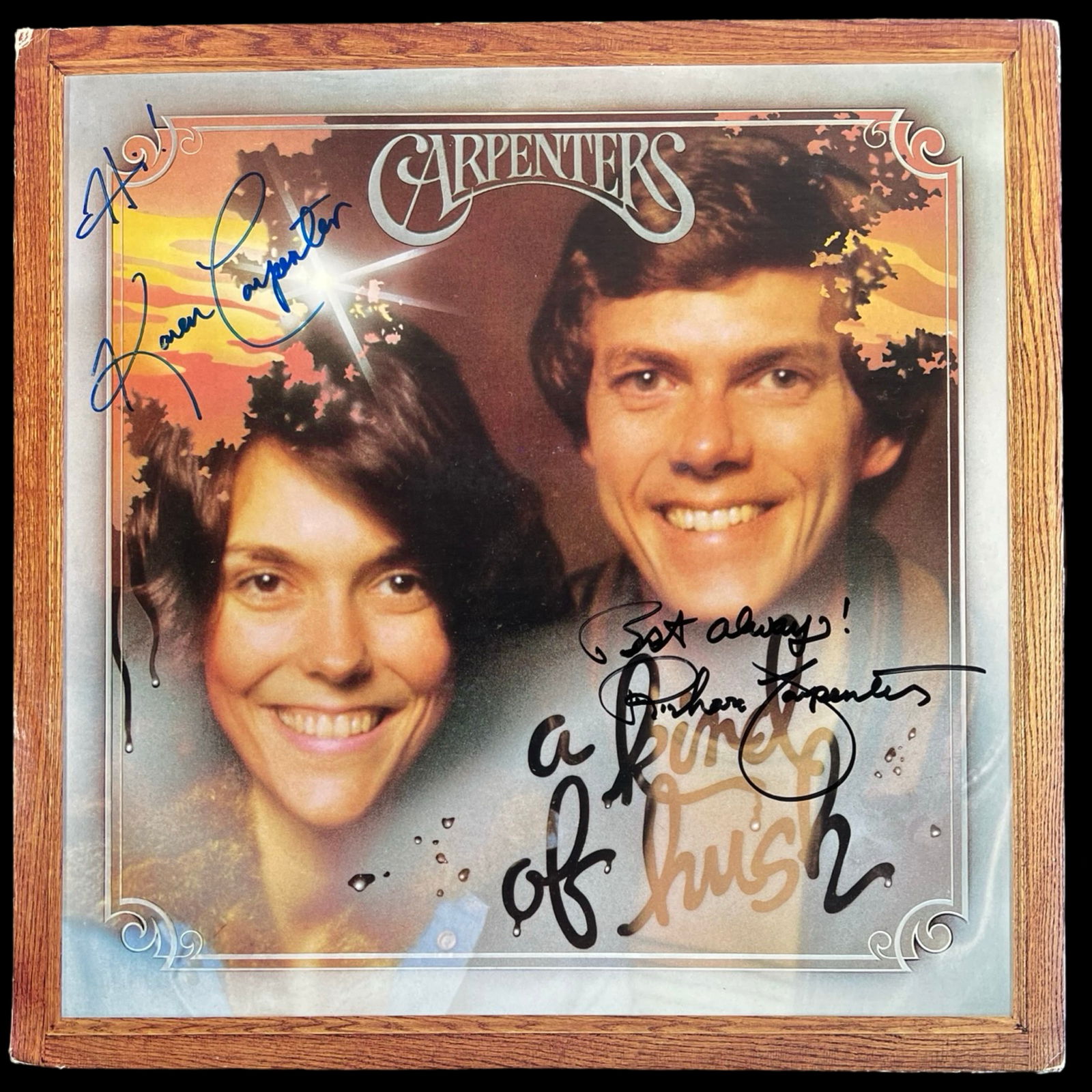 Carpenters Signed "A Kind of Hush" Vinyl Album (1 of 6)