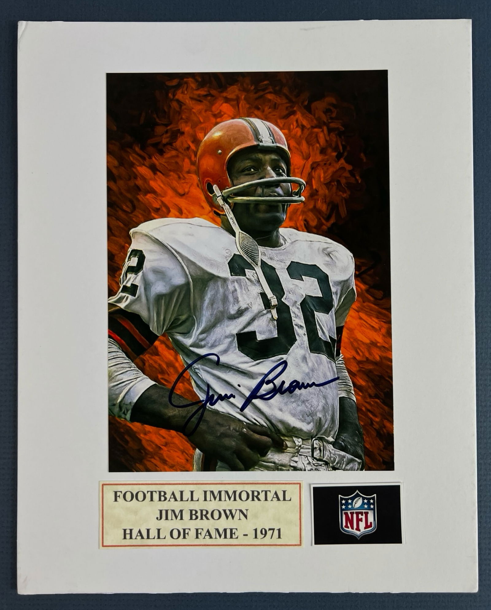 Jim Brown Autographed/ Signed Photograph (1 of 3)