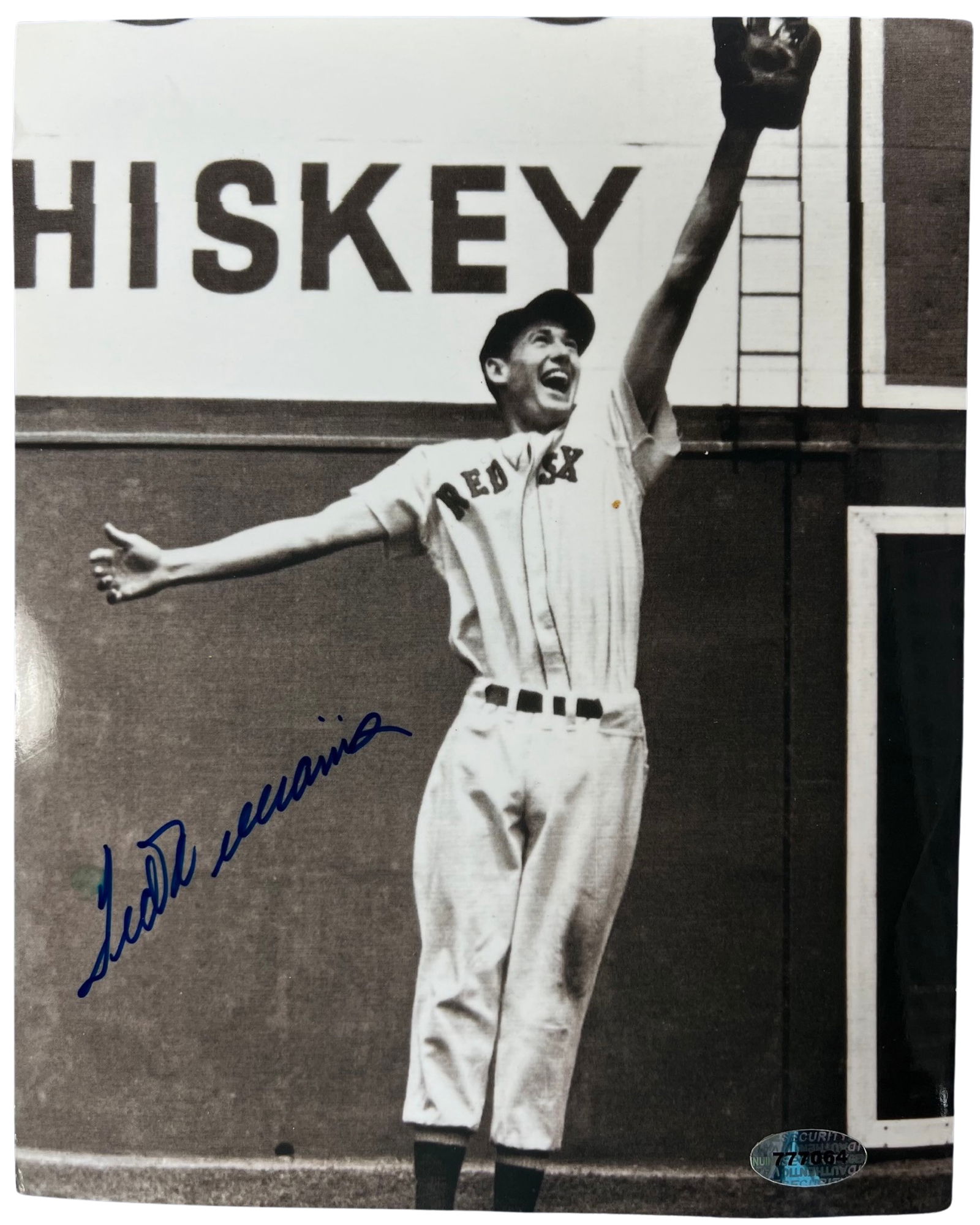 Ted Williams Autographed Red Sox Photo (1 of 3)