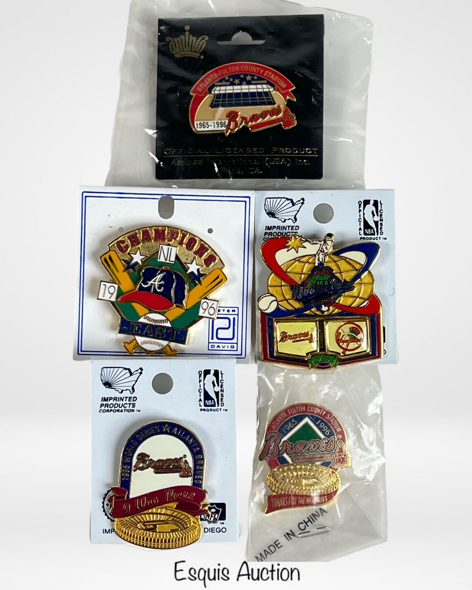 Hank Aaron's Personal Collection World Series Pins (1 of 2)