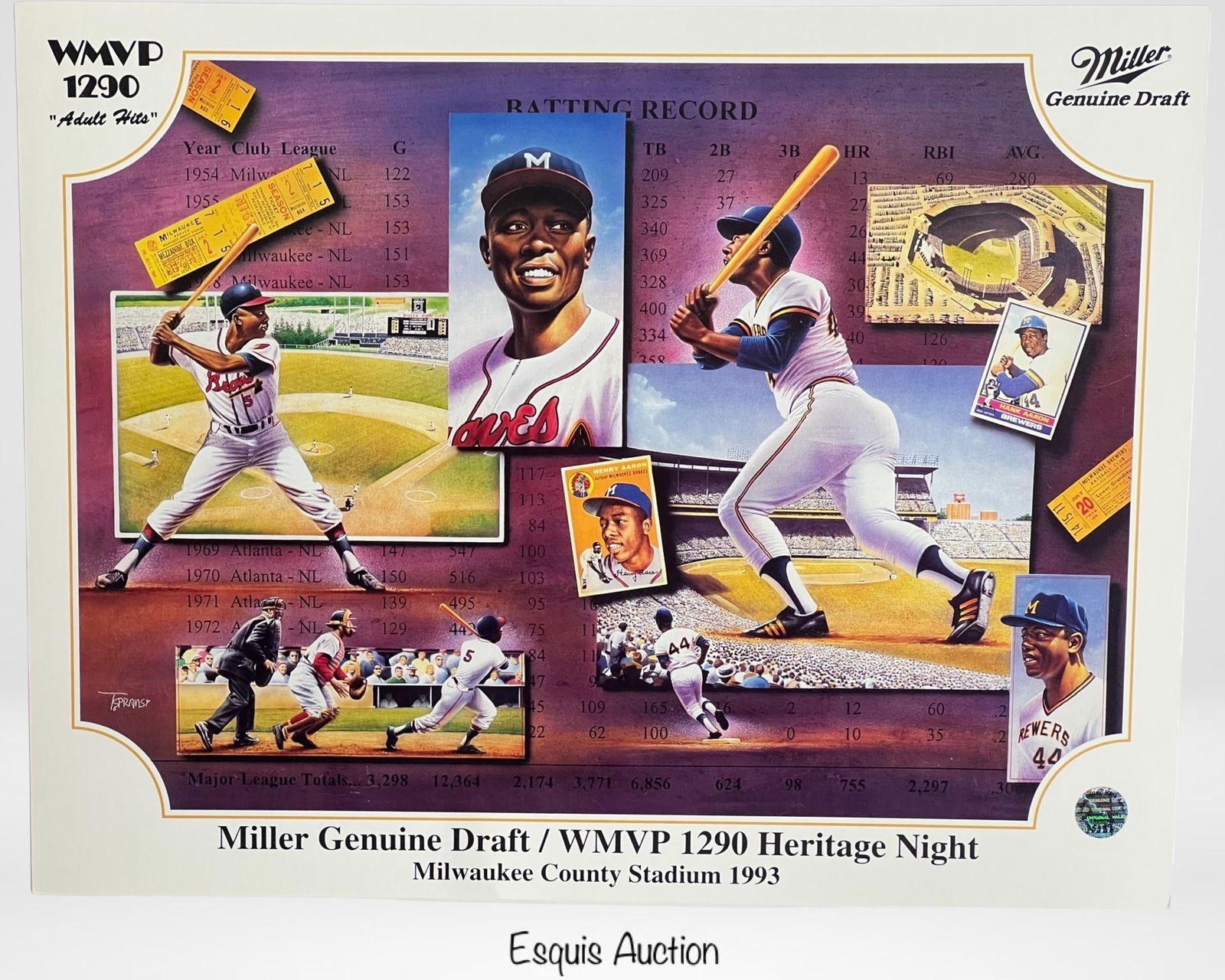 Hank Aaron's Personal Collection- Mini Poster (1 of 2)