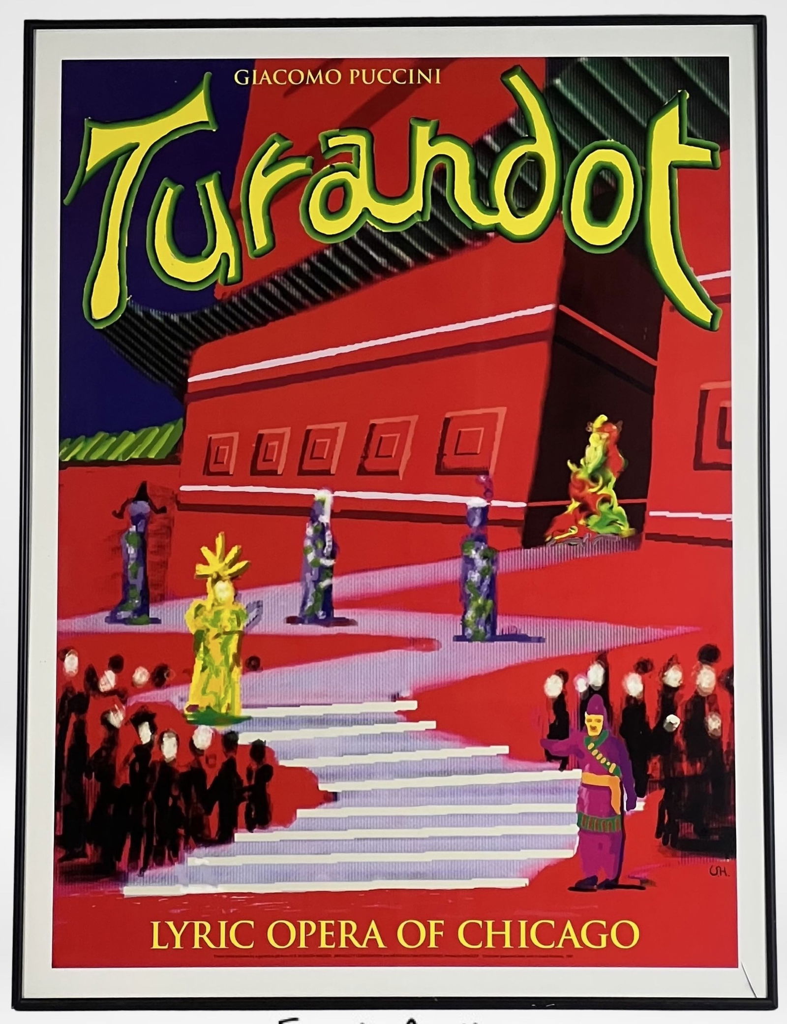 Turandot Lithograph Poster Lyric Opera of Chicago (1 of 3)
