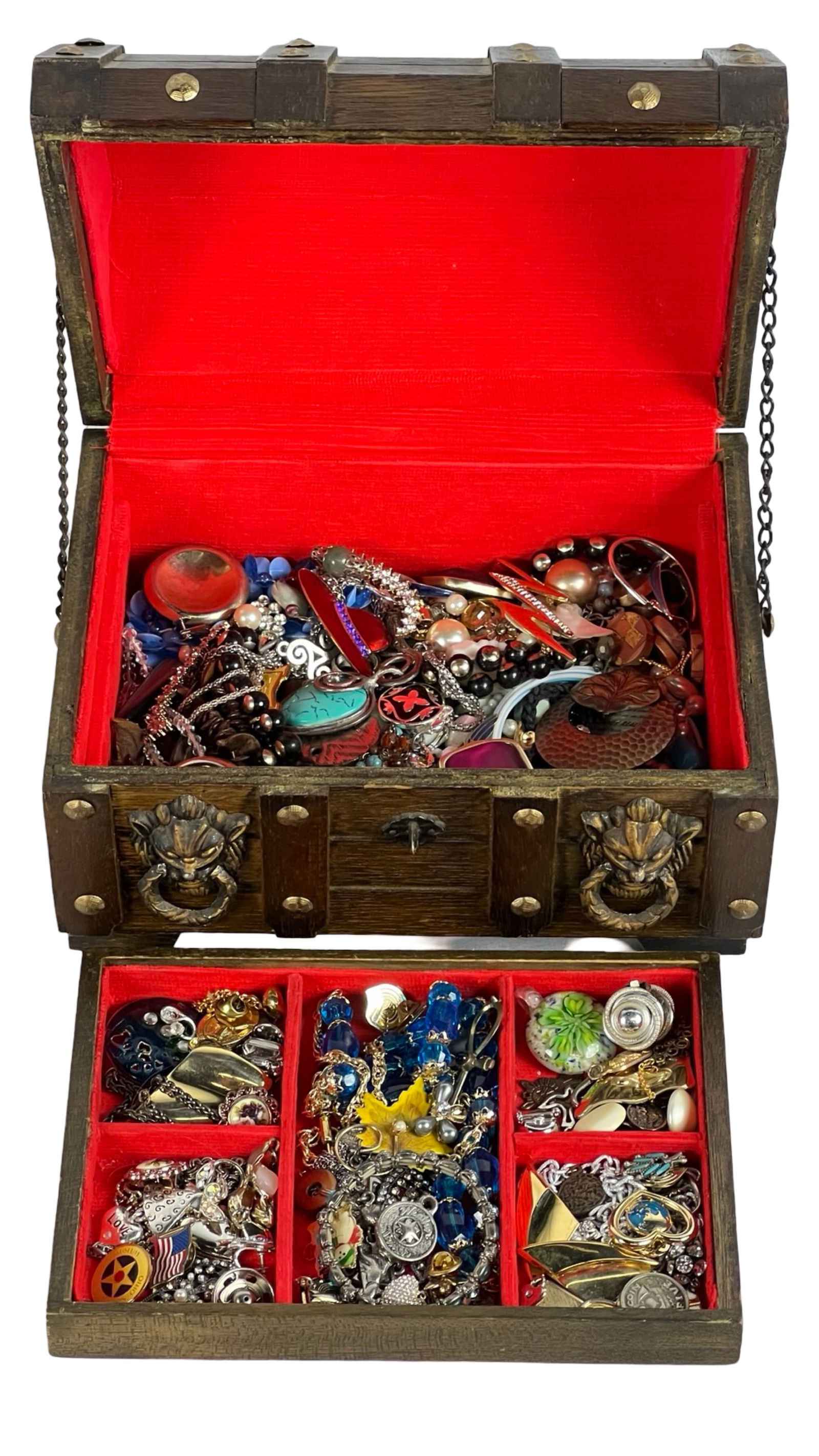 Treasure Chest of Unsearched Costume Jewelry (1 of 4)