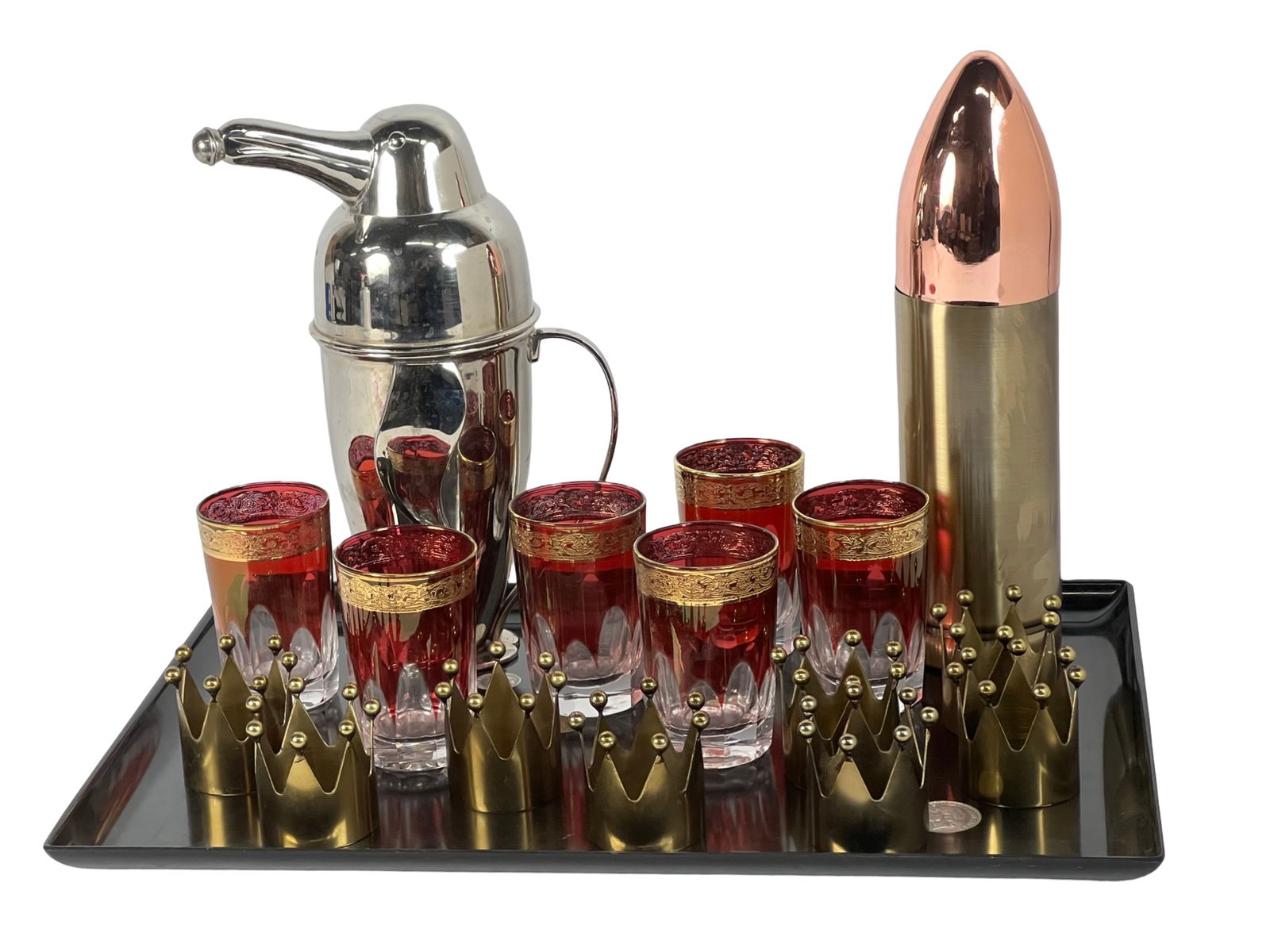 Retro Barware Collection with MCM Accents (1 of 7)