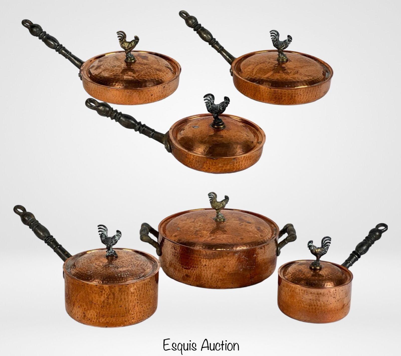 Vintage Brighton French Copper Cookware Set (1 of 9)