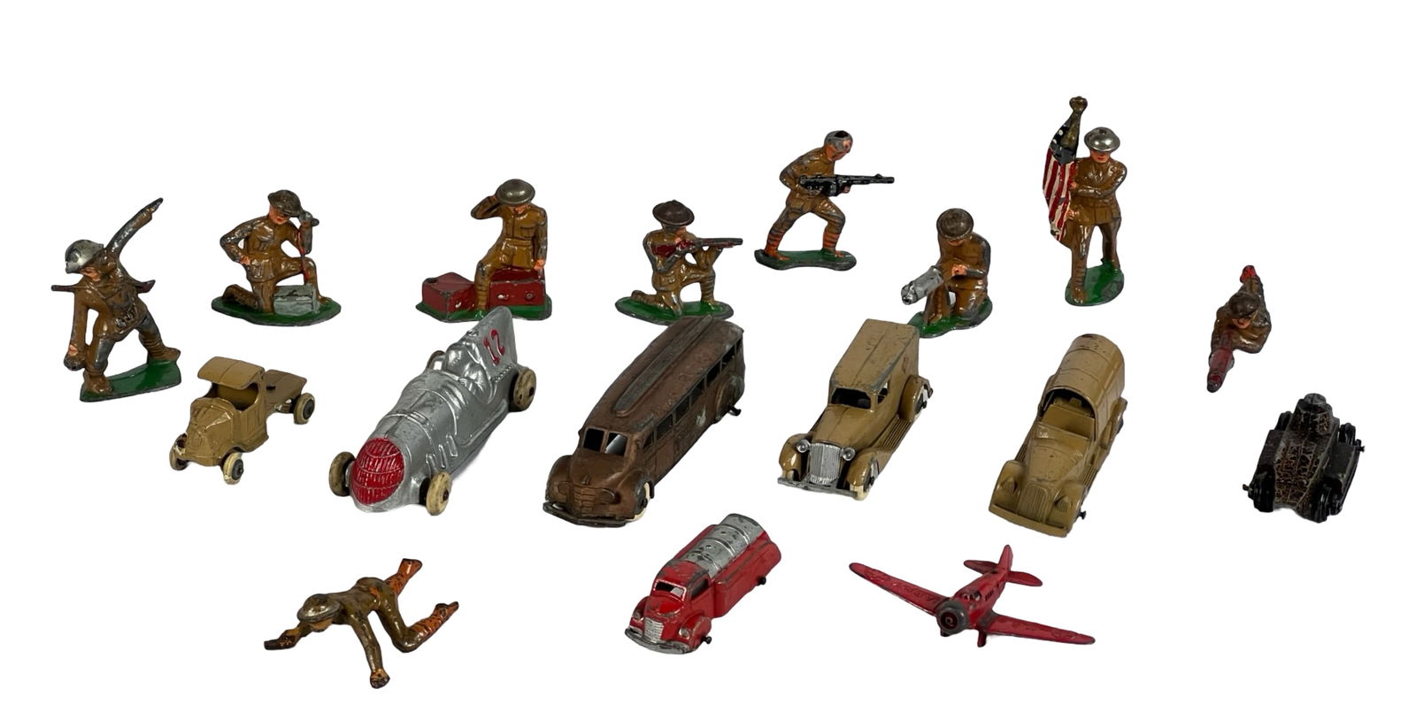 Vintage Tootsietoy & Barclay Metal Toy Vehicles & (1 of 8)