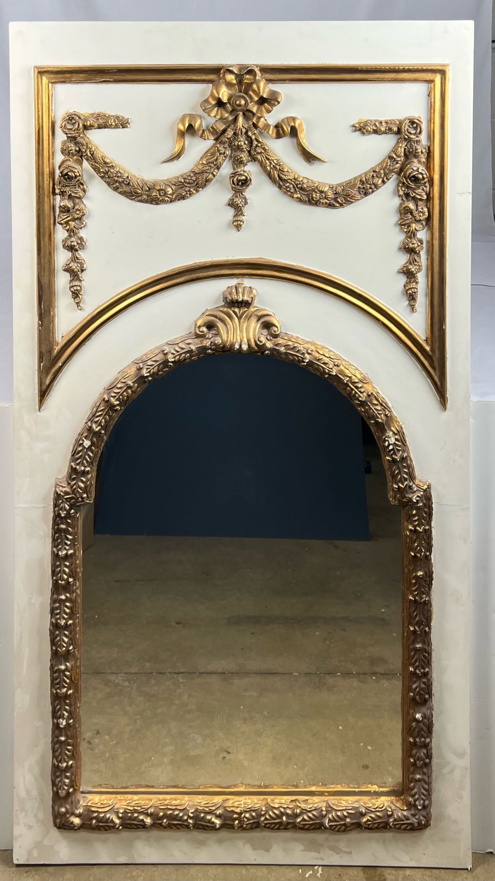 Large Ornate Neoclassical Style Wall Mirror (1 of 6)