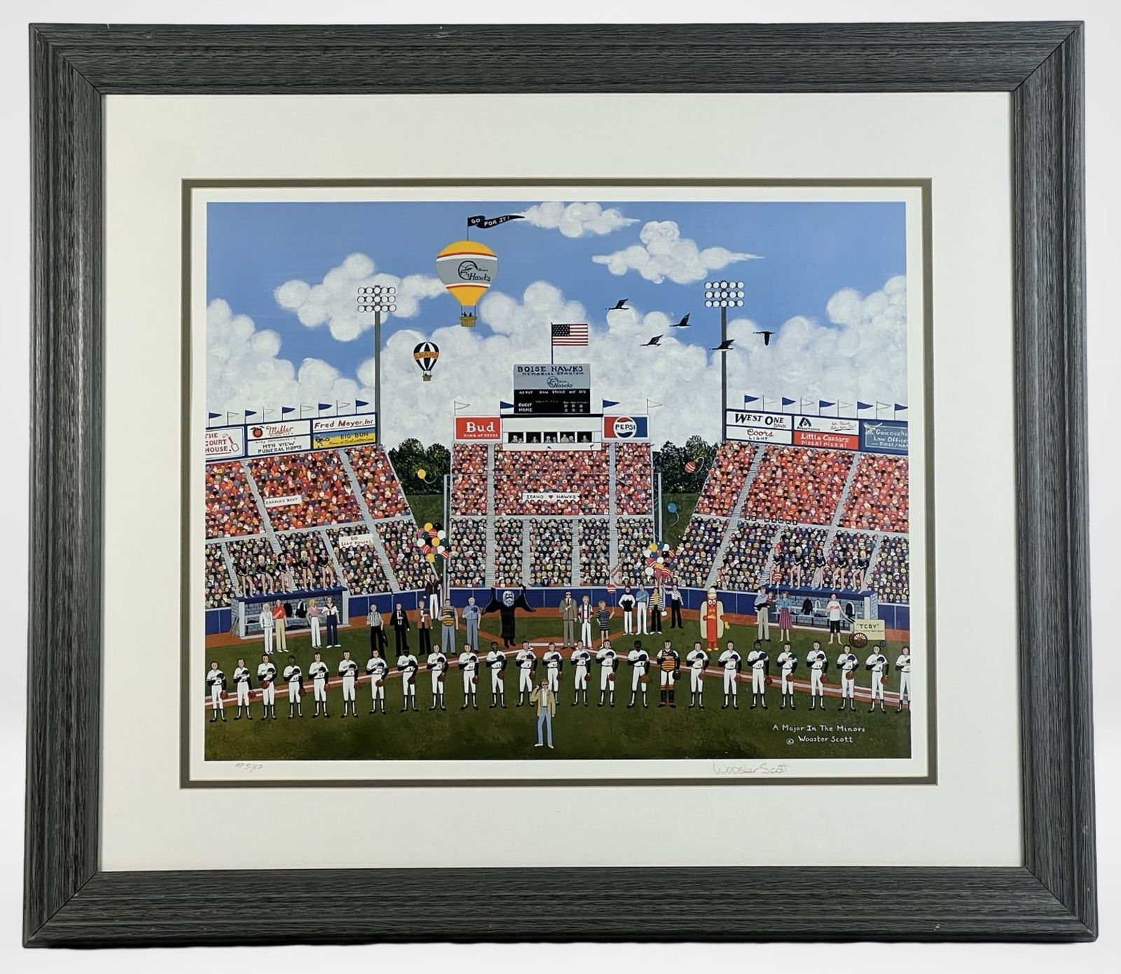 Jane Wooster Scott - LE Signed Baseball Lithograph (1 of 4)