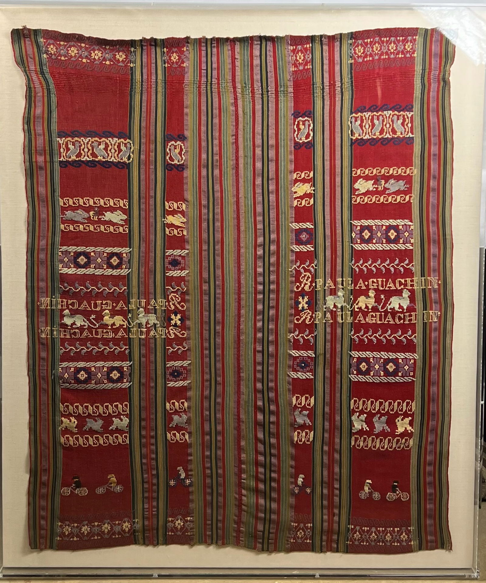 Early 20th C Handwoven Textile Tapestry (1 of 5)