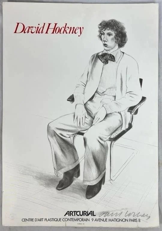 David Hockney- Hand Signed Lithograph (1 of 4)