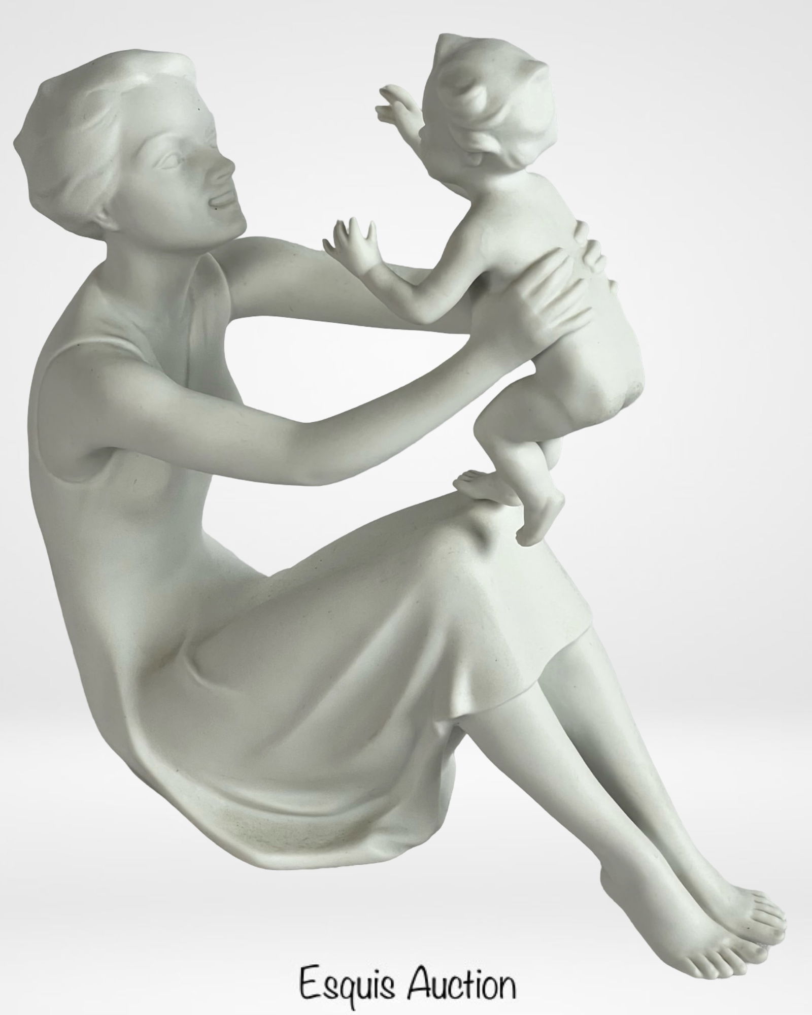 Kaiser Bisque Porcelain Mother and Child Figurine (1 of 4)