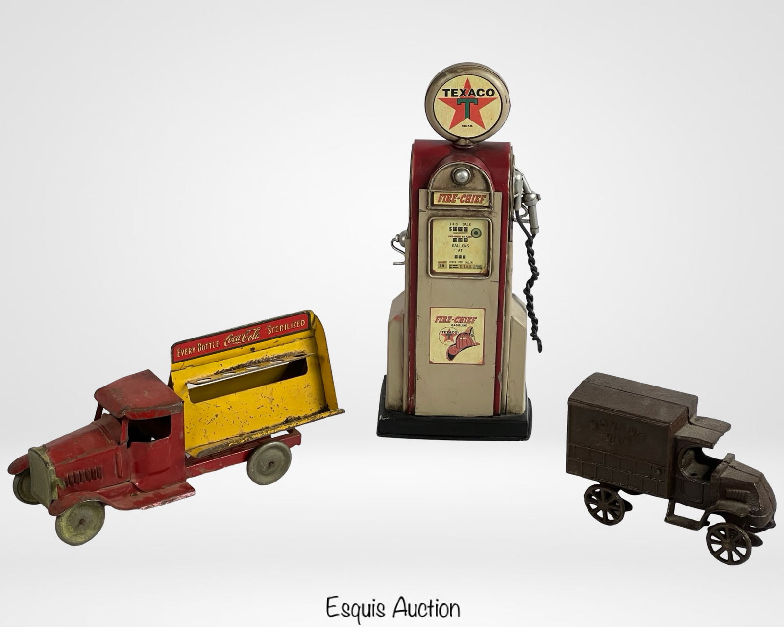 Vintage Metalcraft Coca-Cola Truck, Cast Iron Tru (1 of 8)