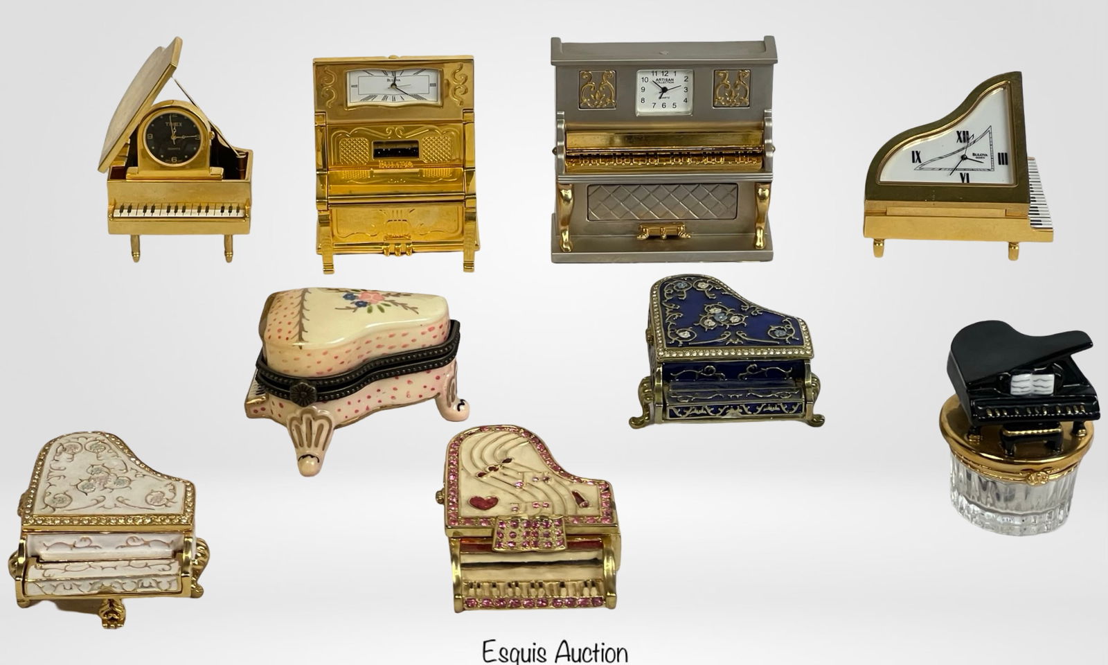 PianoTrinket Boxes and Novelty Piano Clocks (1 of 6)