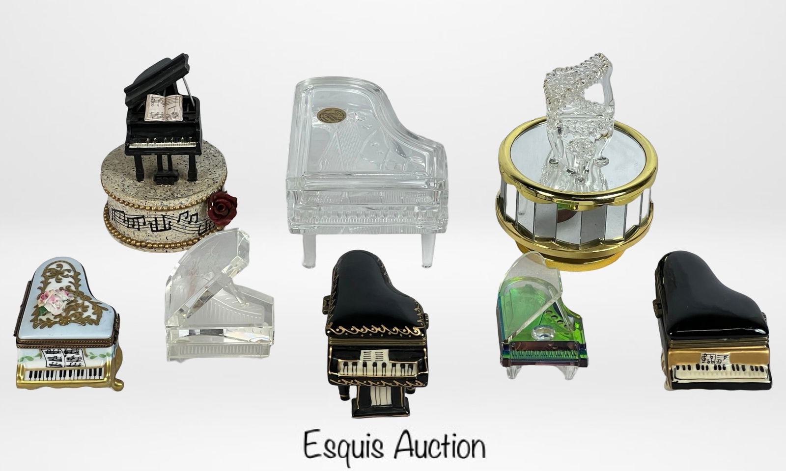 Piano-Themed Trinket & Jewelry Boxes Collection (1 of 5)