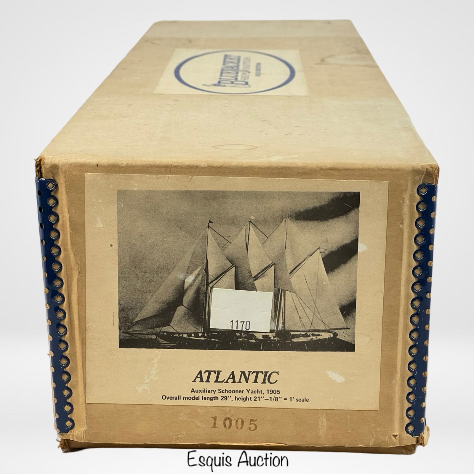 BlueJacket Atlantic Yacht Wooden Model Kit (1 of 6)